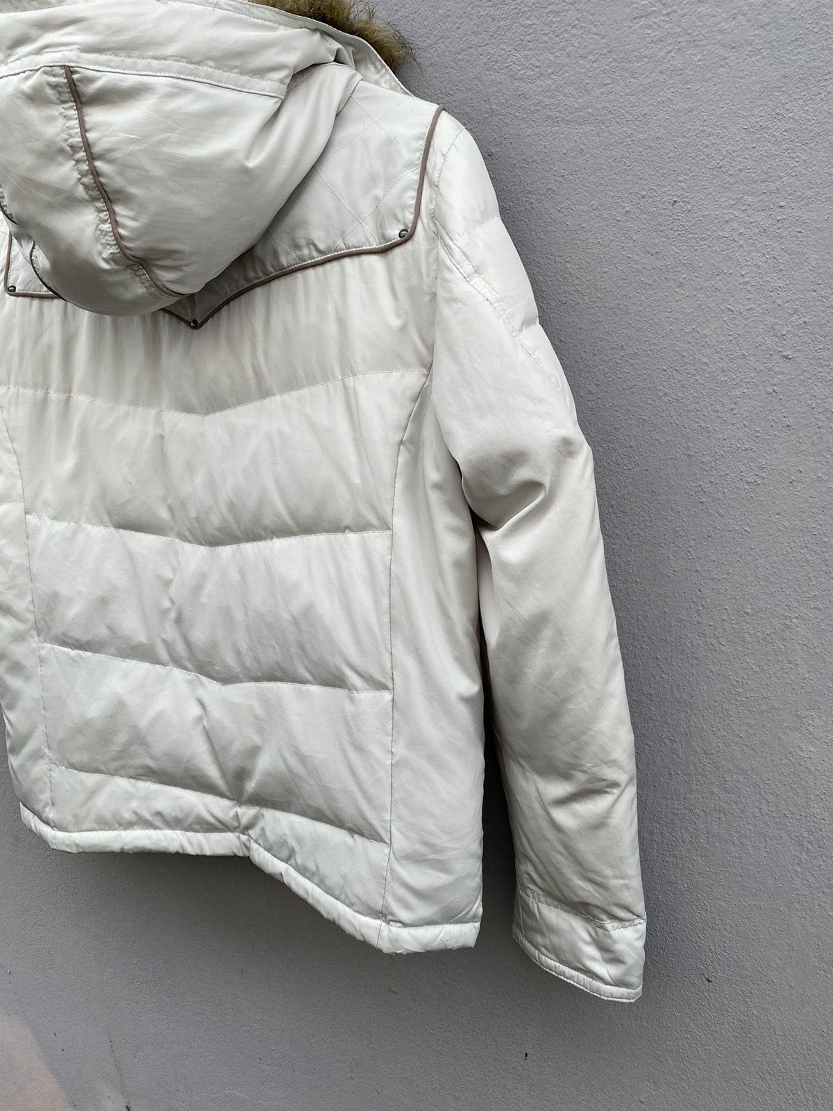 Schlussel 💥Vintage SCHLÜSSEL Puffer Down Fur Hooded Jacket Size M / US 6-8 / IT 42-44 - 19 Thumbnail