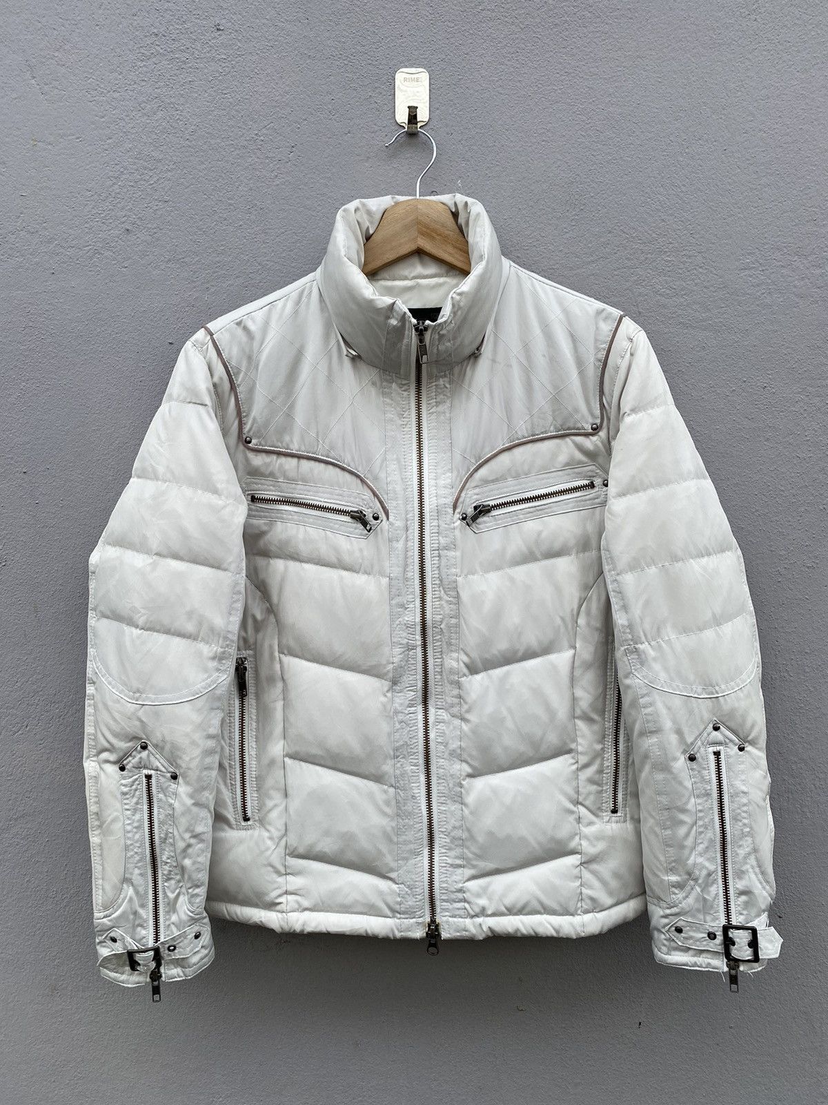 Schlussel 💥Vintage SCHLÜSSEL Puffer Down Fur Hooded Jacket Size M / US 6-8 / IT 42-44 - 3 Thumbnail