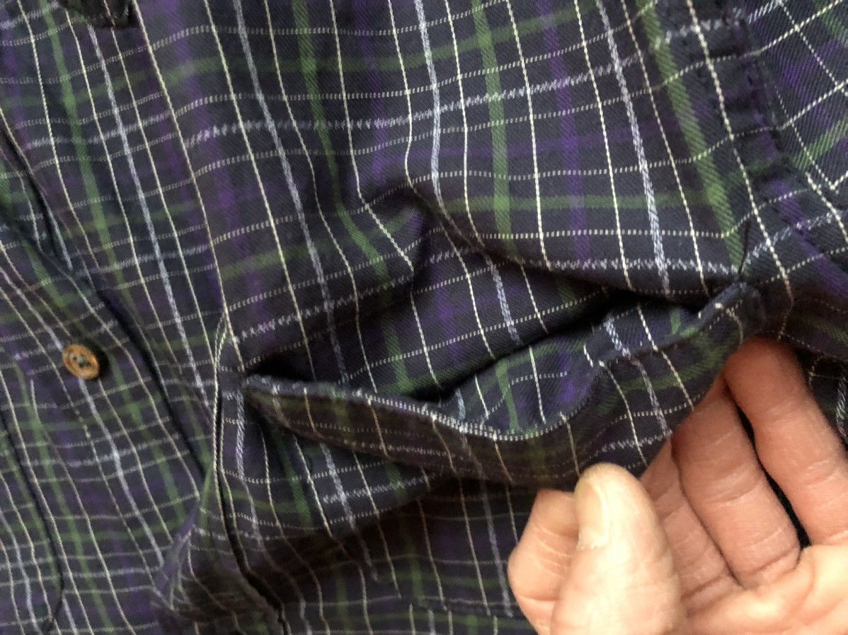Engineered Garments Banded Collar Flannel Button Up Size US S / EU 44-46 / 1 - 9 Thumbnail