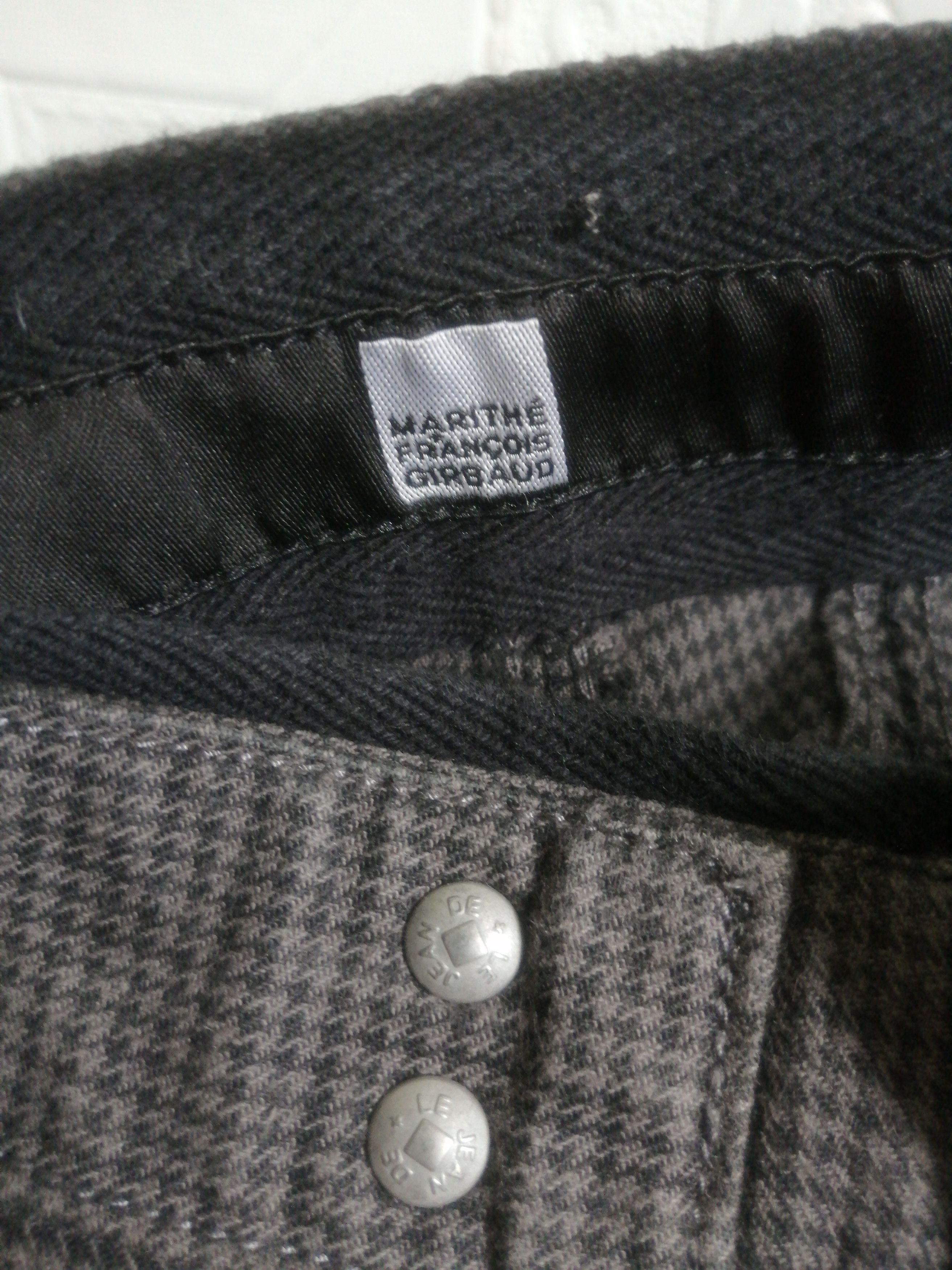 Marithe + Francois Girbaud × Seditionaries Vtg Marithe francois girbaud skinny stretch pant denim Size US 33 - 13 Thumbnail