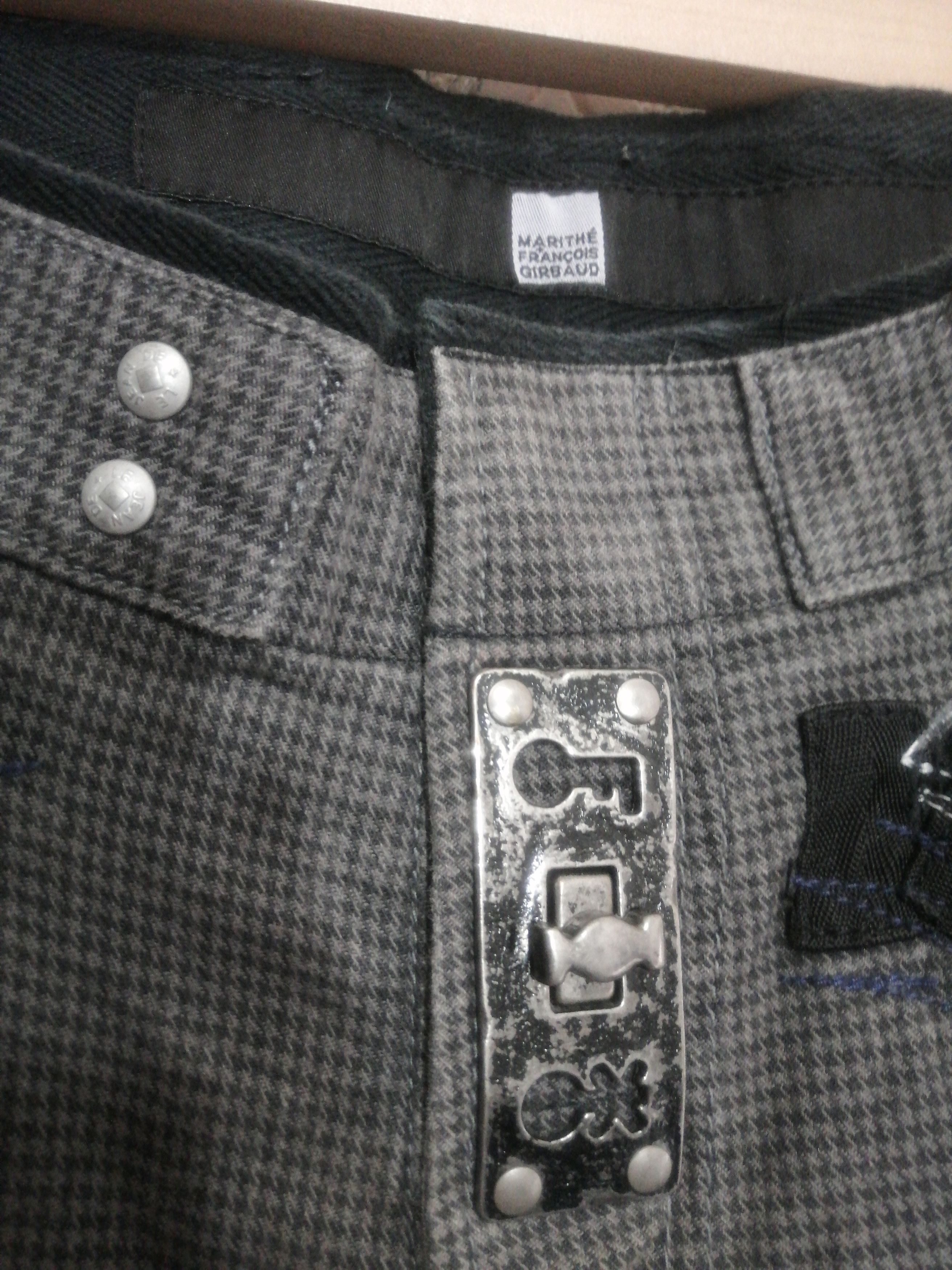Marithe + Francois Girbaud × Seditionaries Vtg Marithe francois girbaud skinny stretch pant denim Size US 33 - 8 Thumbnail