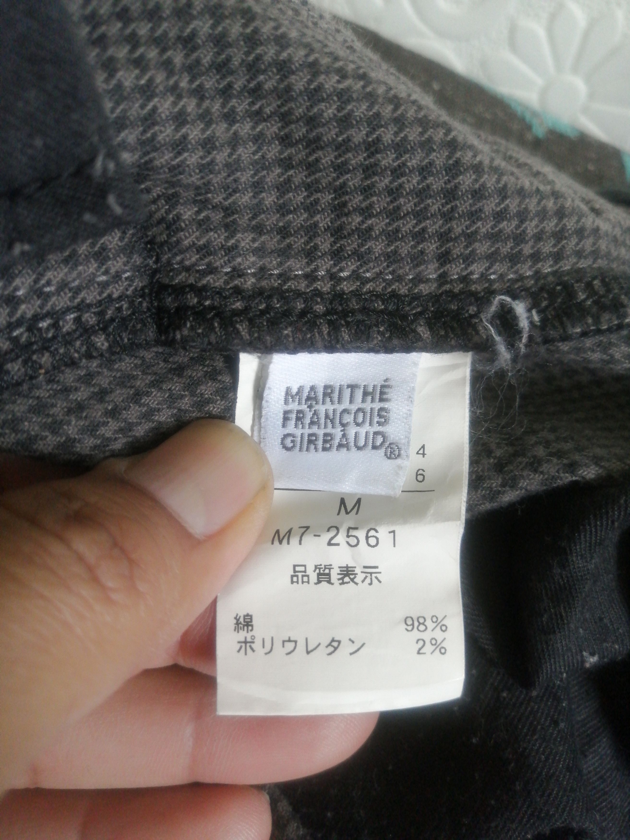 Marithe + Francois Girbaud × Seditionaries Vtg Marithe francois girbaud skinny stretch pant denim Size US 33 - 15 Thumbnail