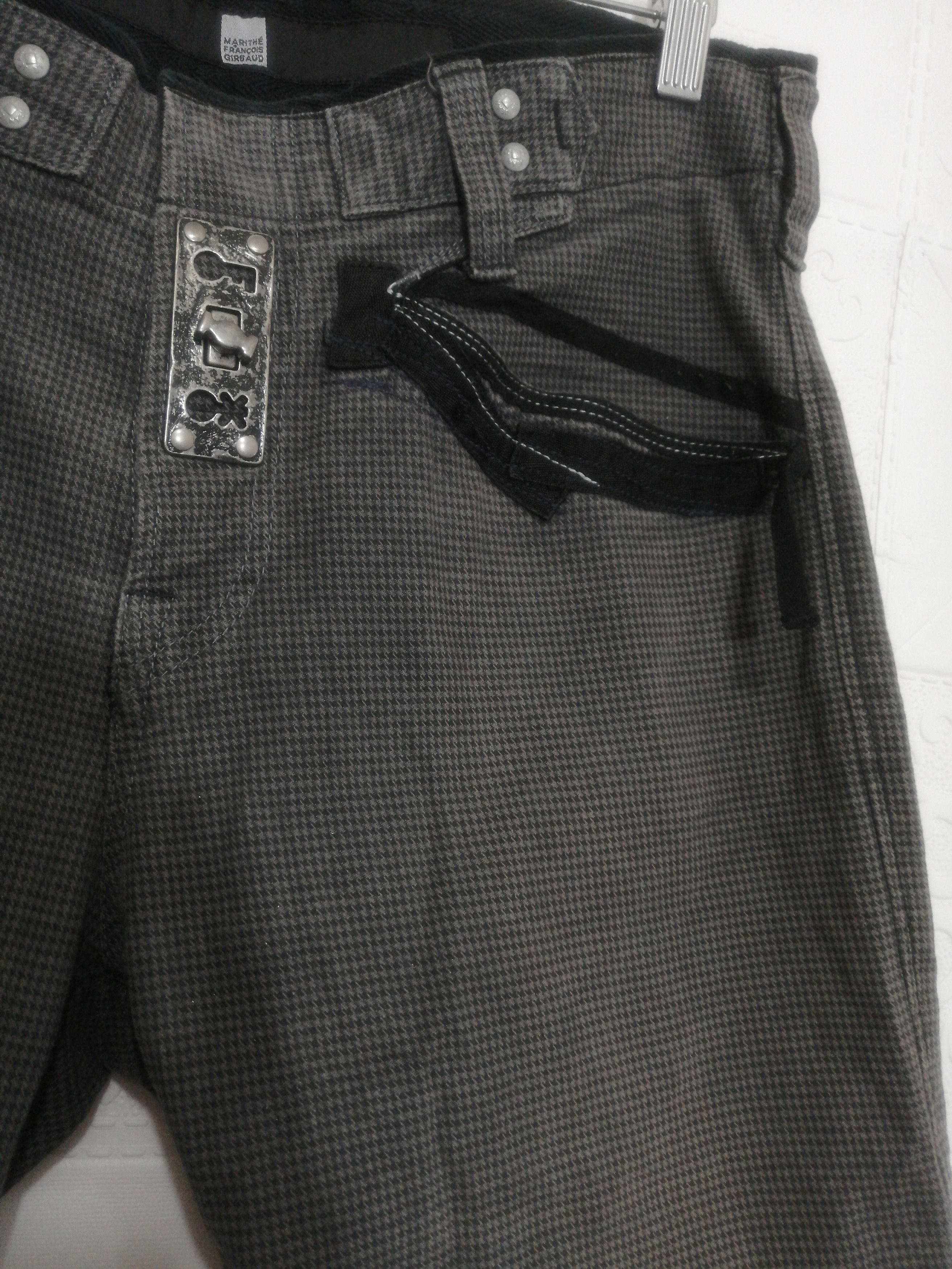 Marithe + Francois Girbaud × Seditionaries Vtg Marithe francois girbaud skinny stretch pant denim Size US 33 - 5 Thumbnail