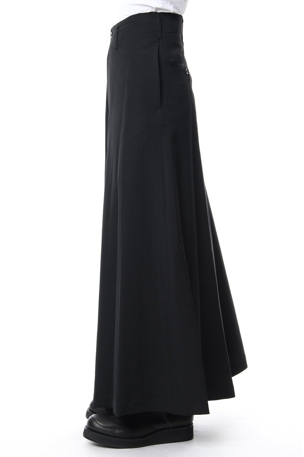 Yohji Yamamoto Yohji Yamamoto Pour Homme AW18 - Flare Pants Gabrdine Size US 30 / EU 46 - 3 Thumbnail