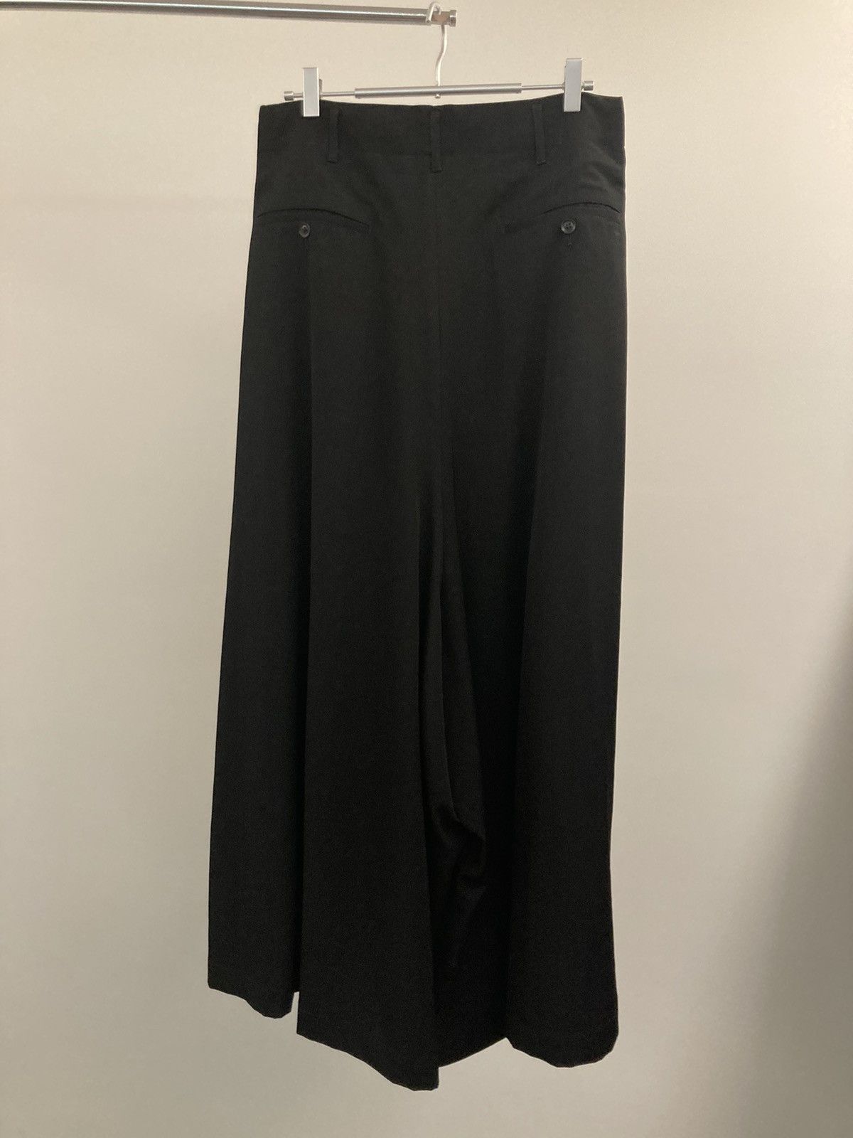 Yohji Yamamoto Yohji Yamamoto Pour Homme AW18 - Flare Pants Gabrdine Size US 30 / EU 46 - 9 Thumbnail