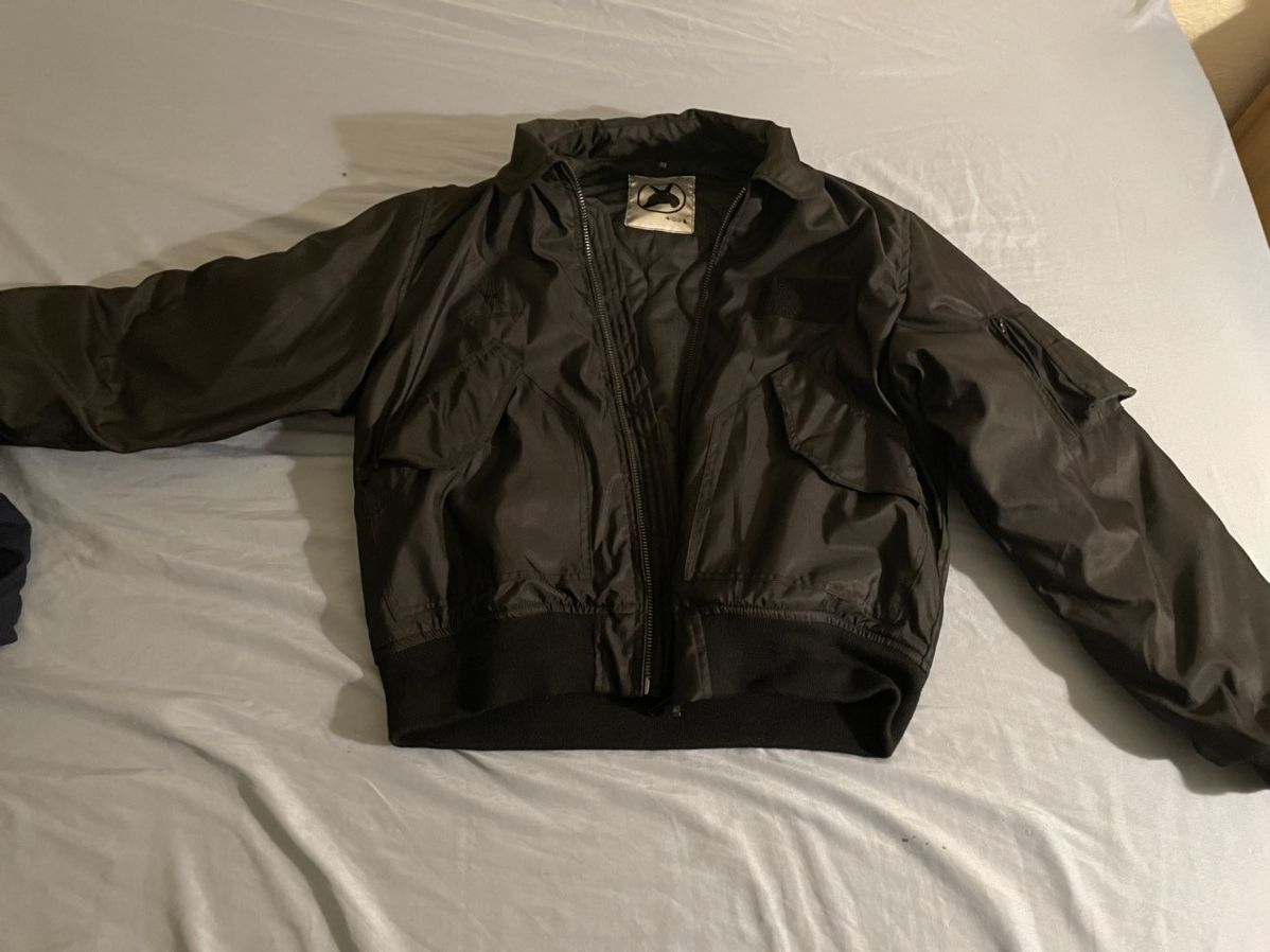 Basketcase gallery black flight jacket