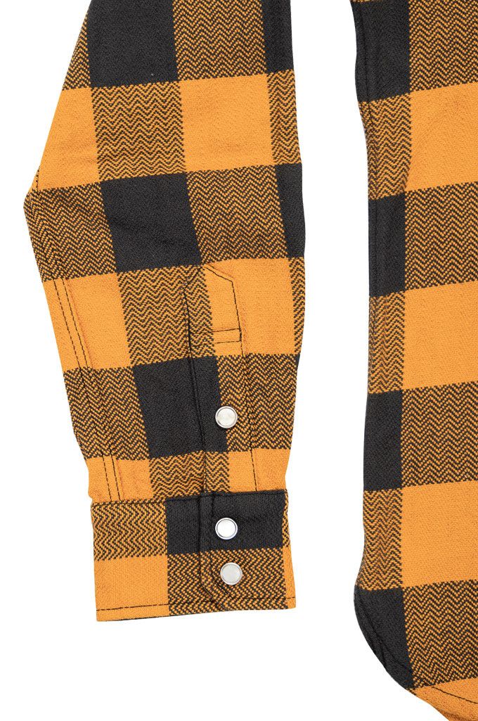 Japanese Brand × The Flat Head The Flat Head Block Check Flanel Shirt Orange Size US XL / EU 56 / 4 - 5 Thumbnail