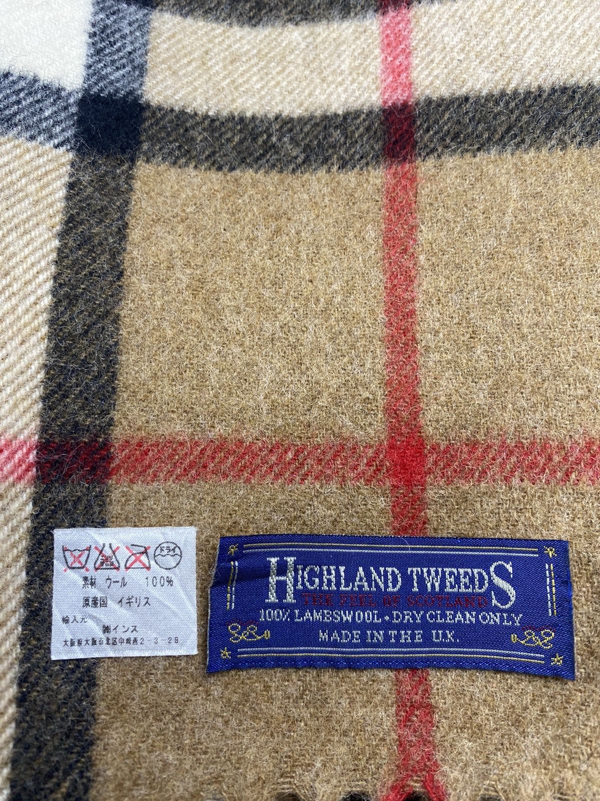 Highland Vintage Highland Tweeds Novacheck Winter Scarf Muffler Size ONE SIZE - 3 Thumbnail
