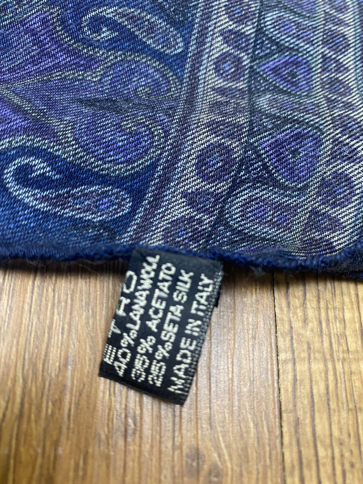Etro Vintage Etro Scarf Muffler Wool Silk Blend Size ONE SIZE - 5 Thumbnail
