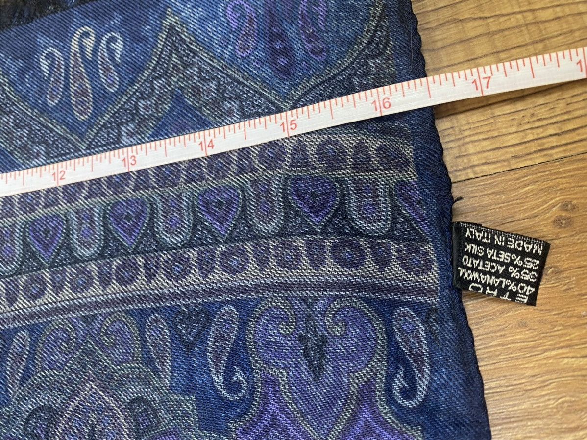 Etro Vintage Etro Scarf Muffler Wool Silk Blend Size ONE SIZE - 7 Thumbnail