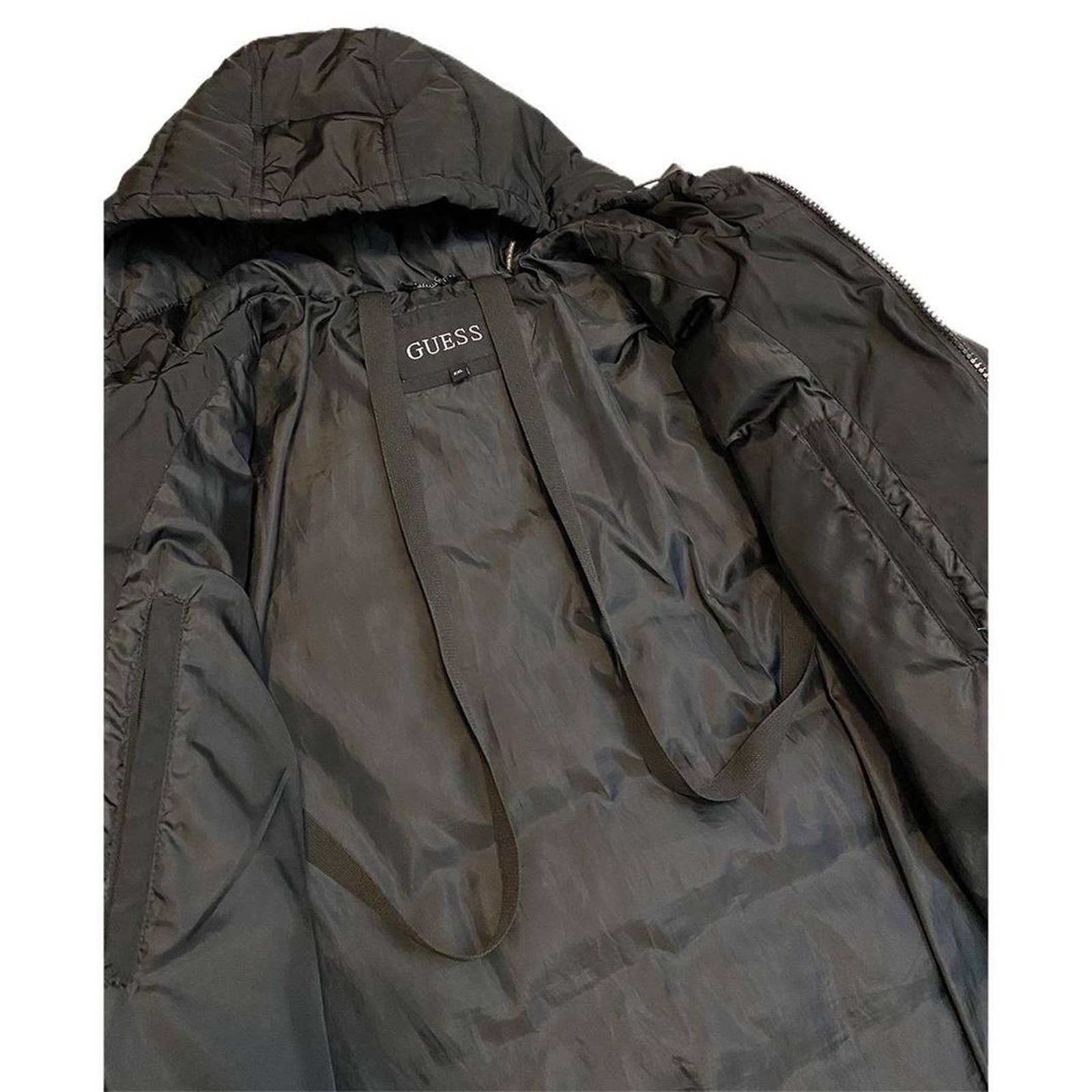 Guess GUESS Black Designer Winter Puffer Parka Coat Size XXL / US 16-18 / IT 52-54 - 2 Thumbnail