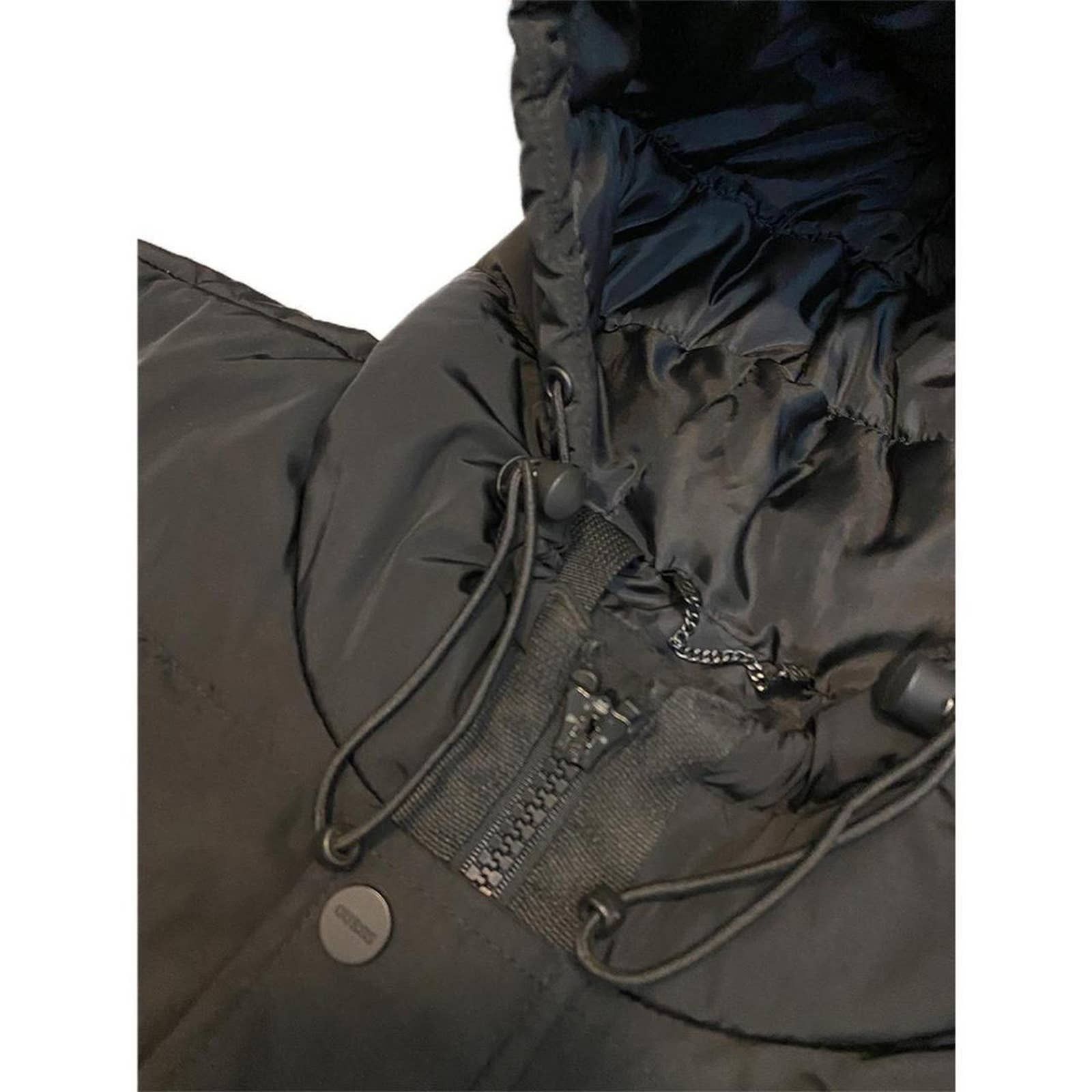 Guess GUESS Black Designer Winter Puffer Parka Coat Size XXL / US 16-18 / IT 52-54 - 4 Thumbnail