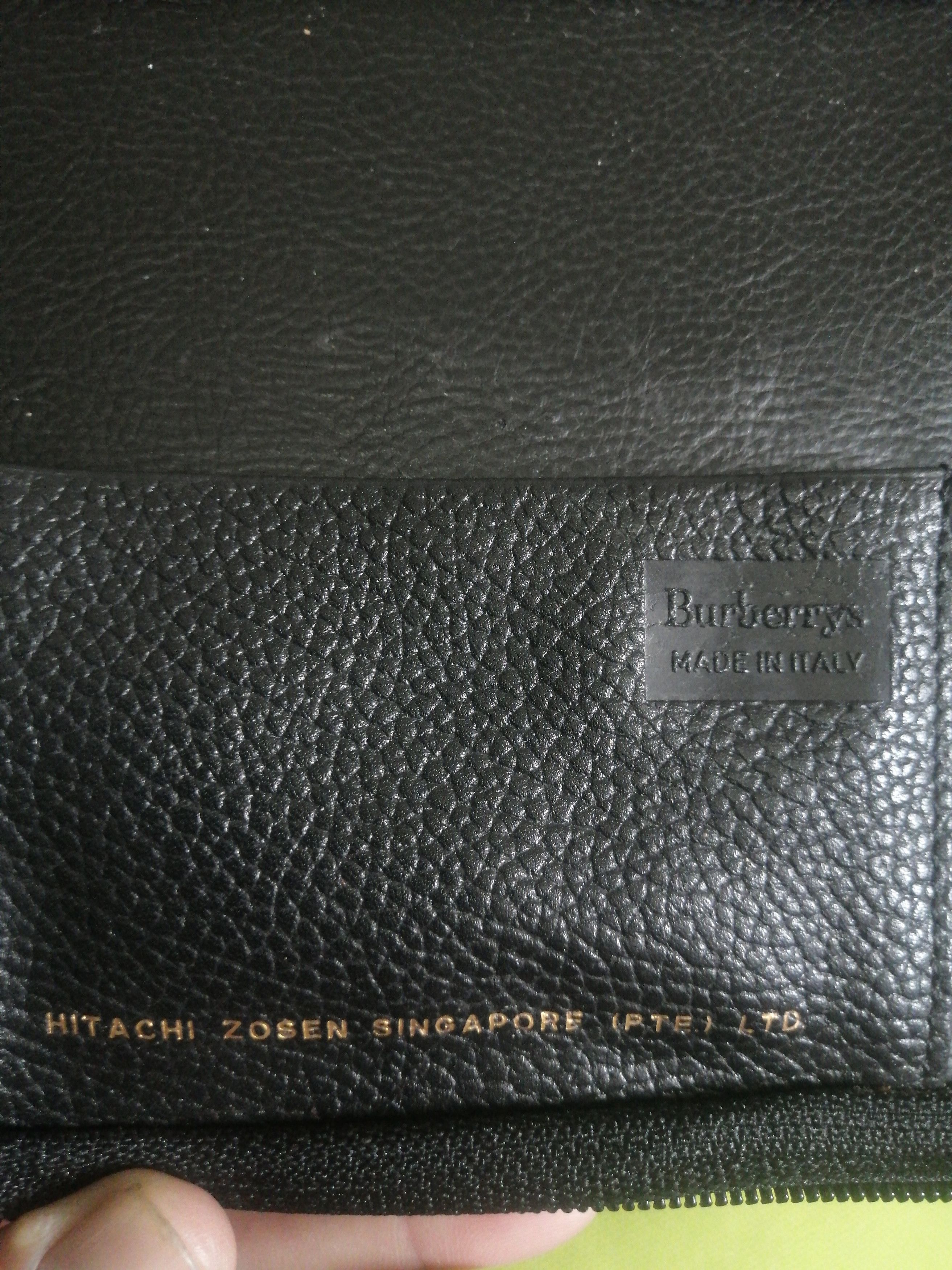Burberry Vintage Burberrys Leather Tie Holder Bag Size ONE SIZE - 4 Thumbnail