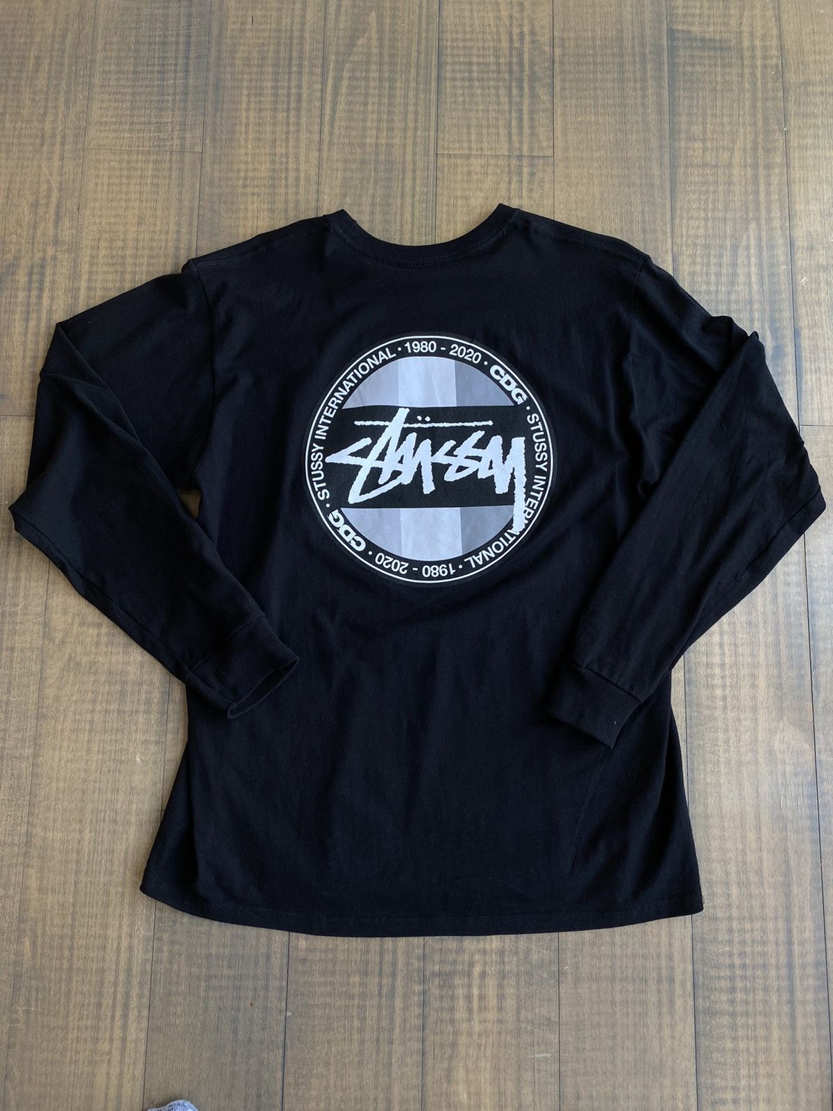 CDG by Comme des Garcons × Stussy Stussy CDG CDG CDG Longsleeve Black Commes Des Garcons Tee Size US L / EU 52-54 / 3 - 2 Thumbnail