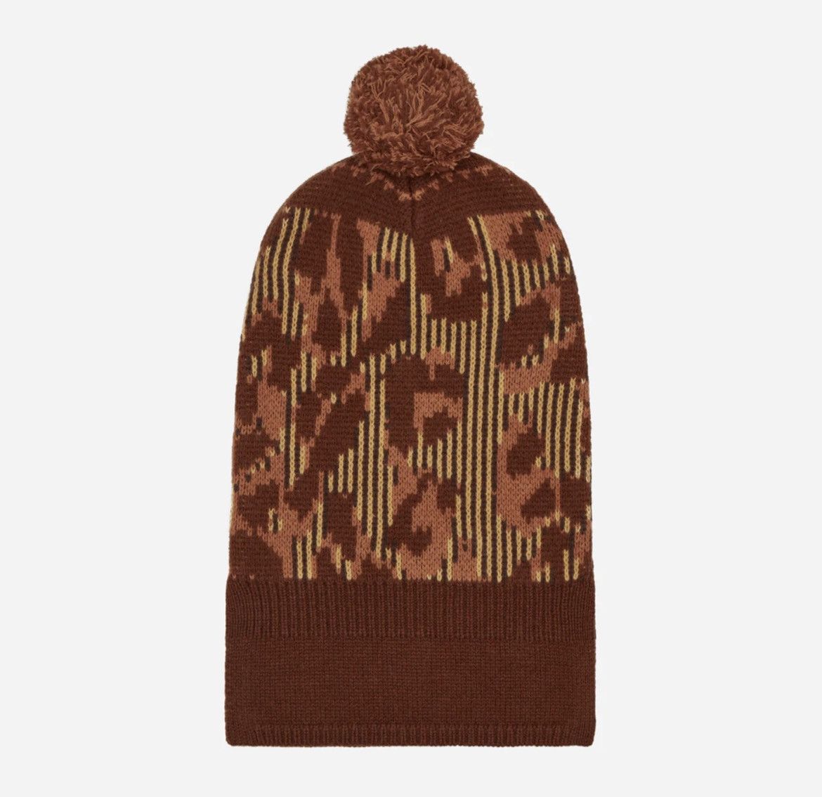 Acne Studios Acne Studios Knit Balaclava Pale Orange / Coffee Brown Size ONE SIZE - 3 Thumbnail