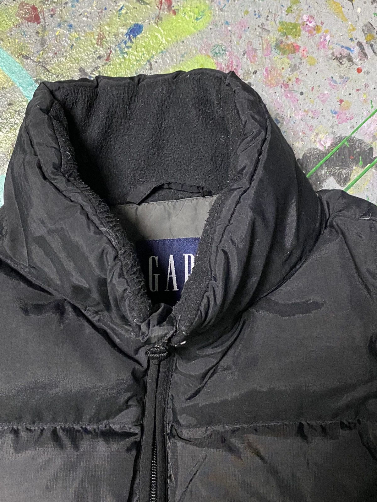Gap Vintage Gap Black Puffer jacket Size US L / EU 52-54 / 3 - 2 Thumbnail