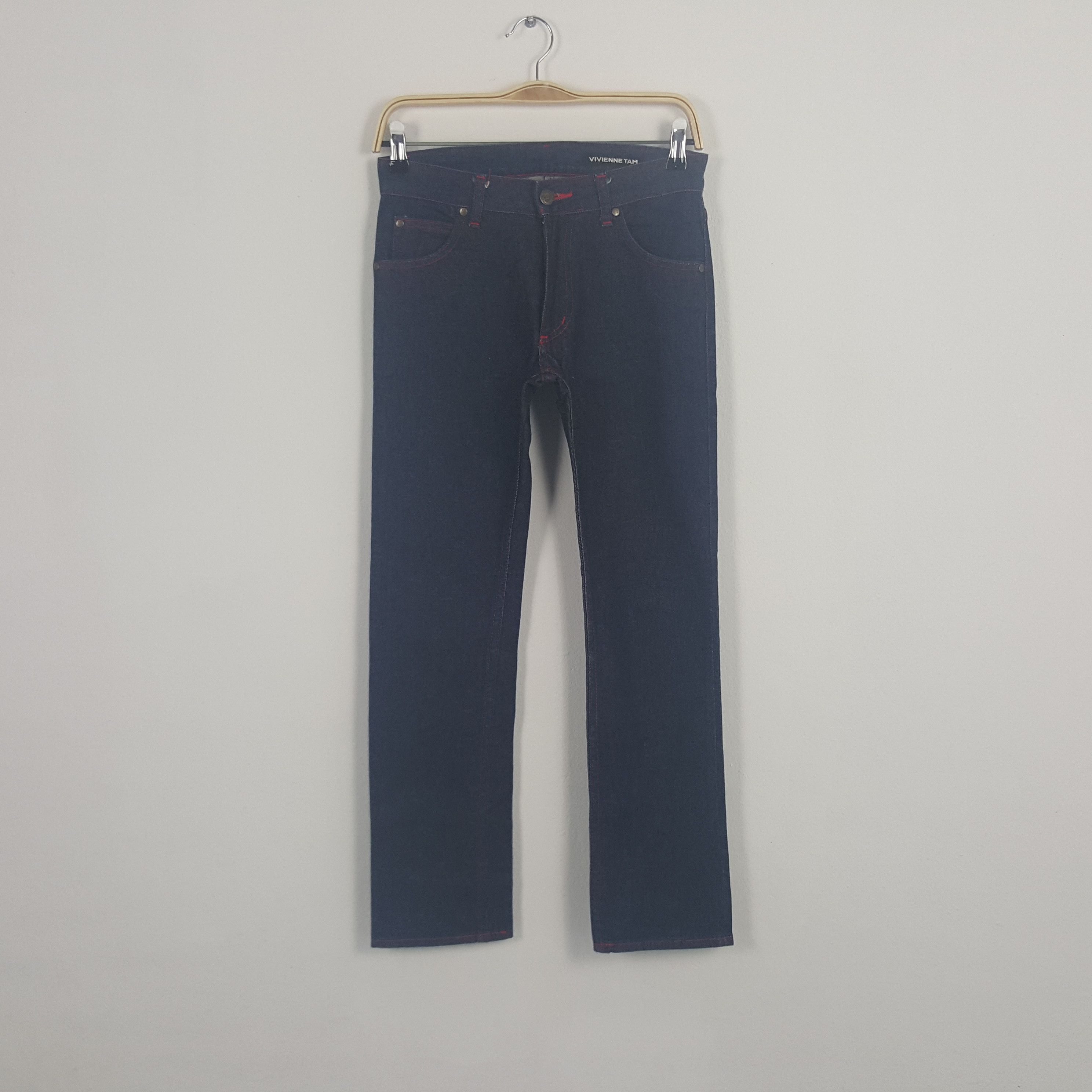Japanese Brand Vintage Vivienne Tam Denim Jeans Size US 29 - 4 Thumbnail