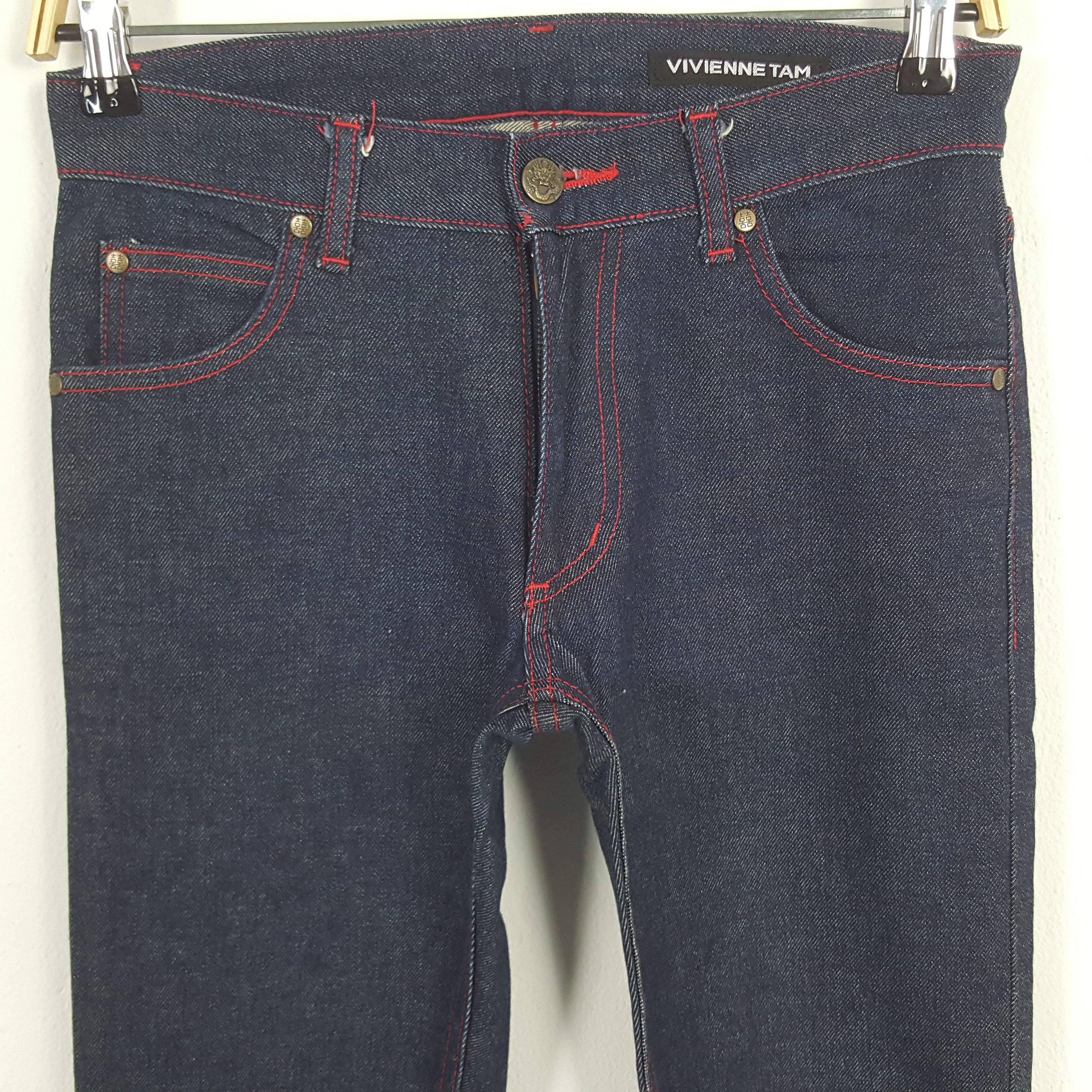 Japanese Brand Vintage Vivienne Tam Denim Jeans Size US 29 - 5 Thumbnail