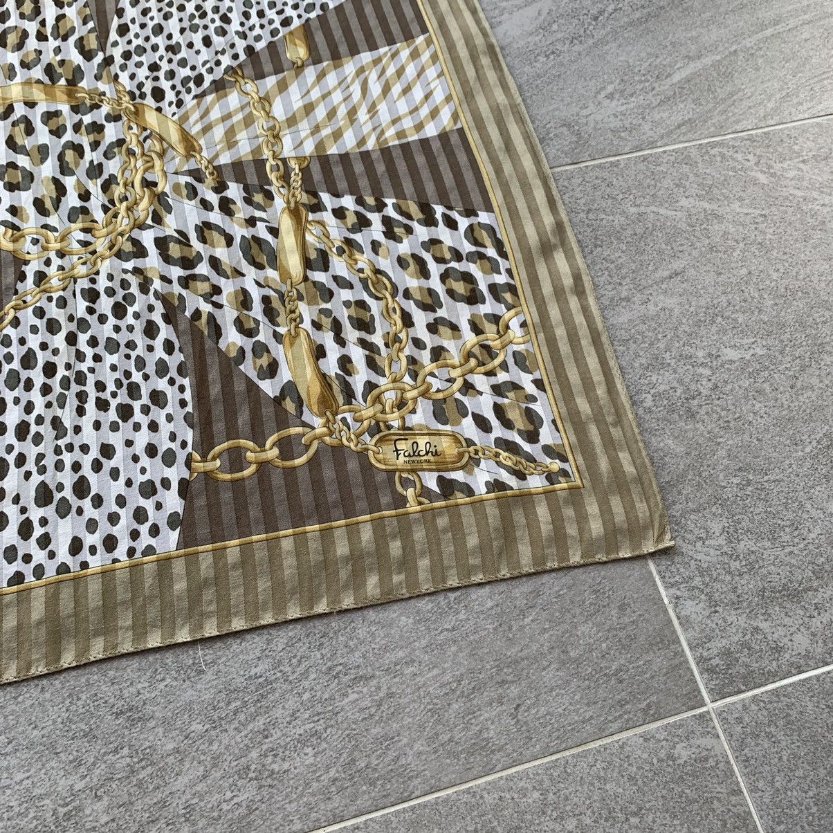 Other CARLOS FALCHI new york silk scarf. vintage design Size ONE SIZE - 10 Thumbnail