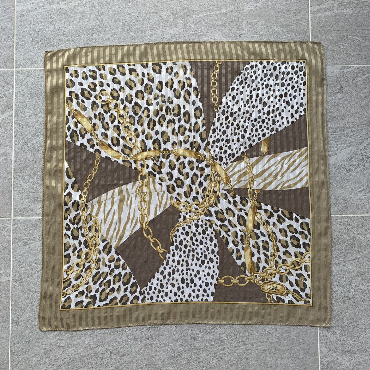 Other CARLOS FALCHI new york silk scarf. vintage design Size ONE SIZE - 9 Thumbnail
