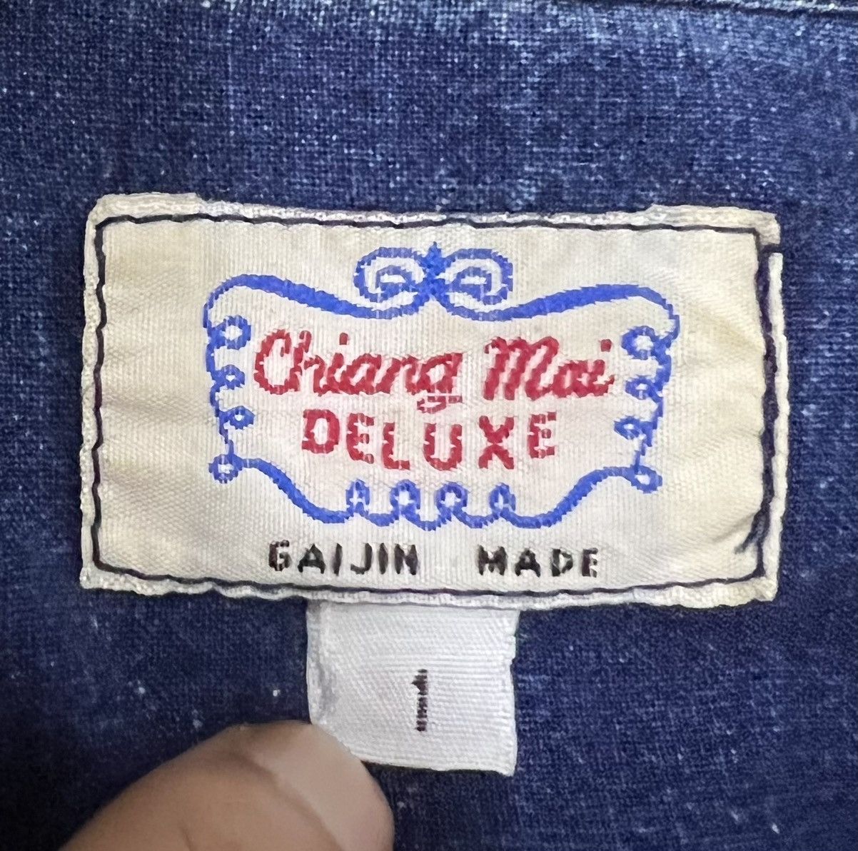 Indigo × Japanese Brand × Vintage CHIANG MAI DELUXE GAIJIN MADE JACKET Size US M / EU 48-50 / 2 - 9 Thumbnail