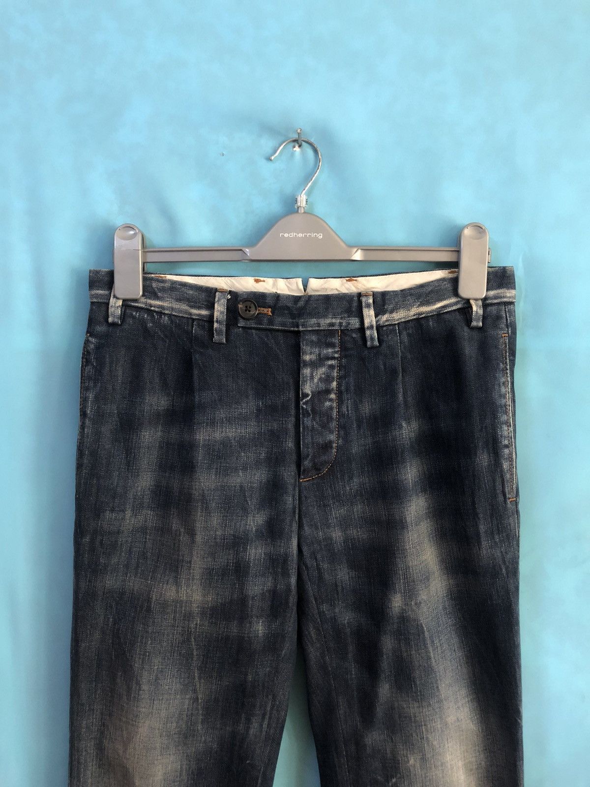 Lardini 2000s menswear collection crop jeans #B4 Size US 31 - 5 Thumbnail