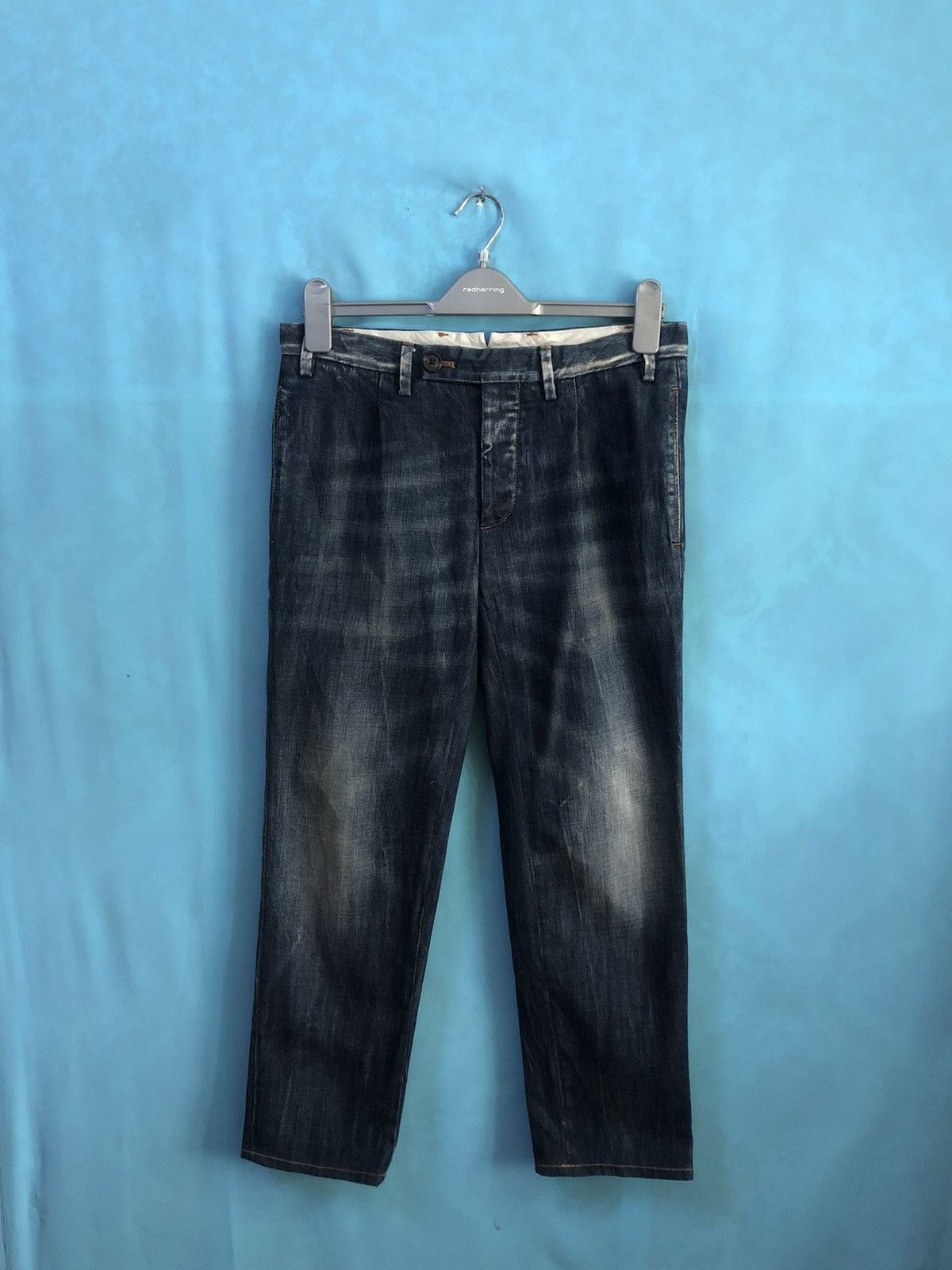 Lardini 2000s menswear collection crop jeans #B4 Size US 31 - 1 Thumbnail