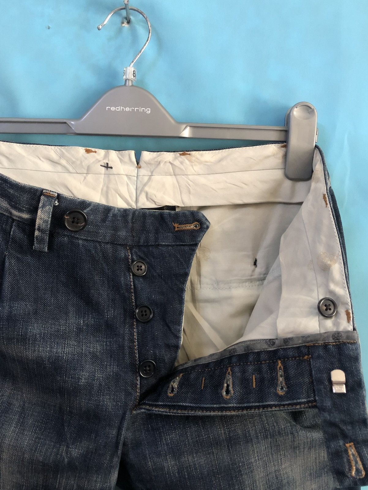 Lardini 2000s menswear collection crop jeans #B4 Size US 31 - 7 Thumbnail
