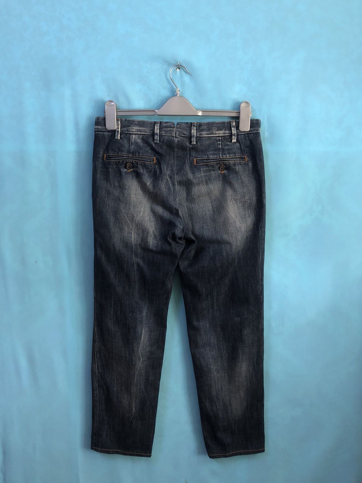 Lardini 2000s menswear collection crop jeans #B4 Size US 31 - 2 Thumbnail