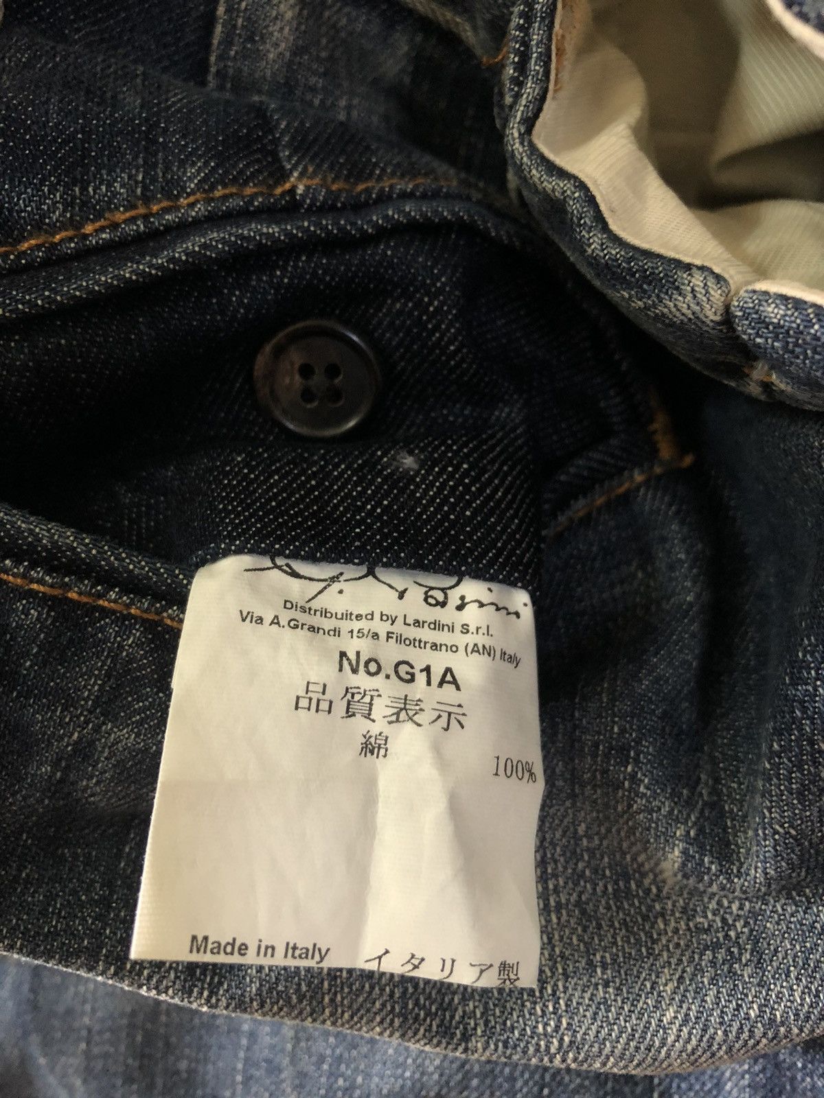 Lardini 2000s menswear collection crop jeans #B4 Size US 31 - 8 Thumbnail