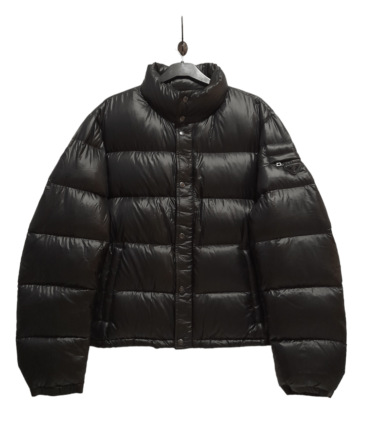Prada Prada SGH258 Nylon Down Puffer Jacket in Black | Grailed Prada Prada SGH258 Nylon Down Puffer Jacket in Black | Grailed