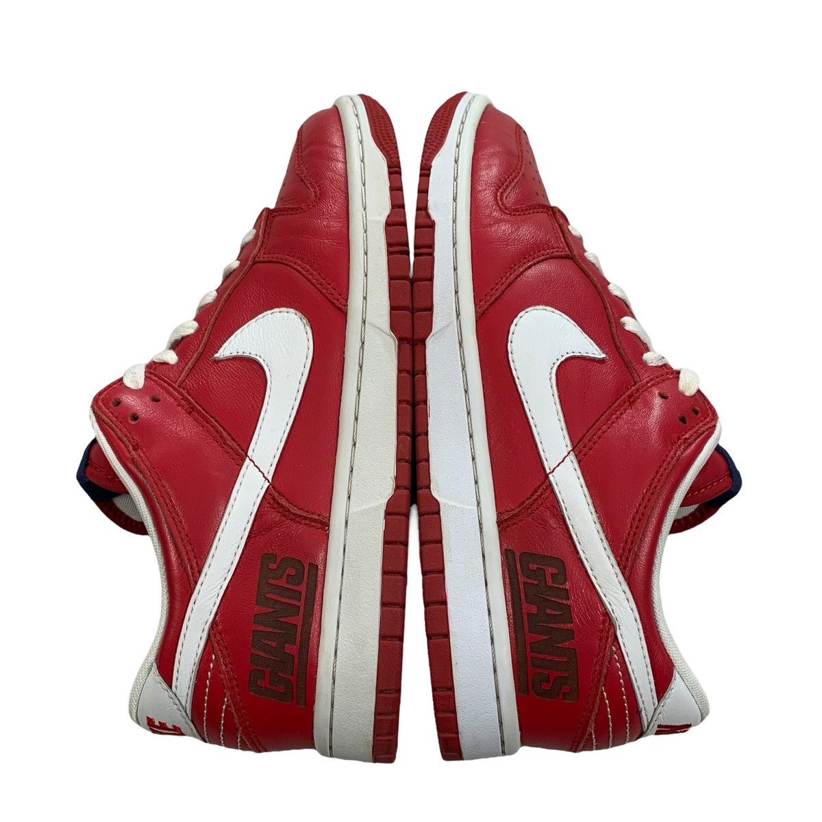 NFL Nike ID Dunk Low NFL Football New York Giants Red Sneakers Size US 8.5 / EU 41-42 - 3 Thumbnail