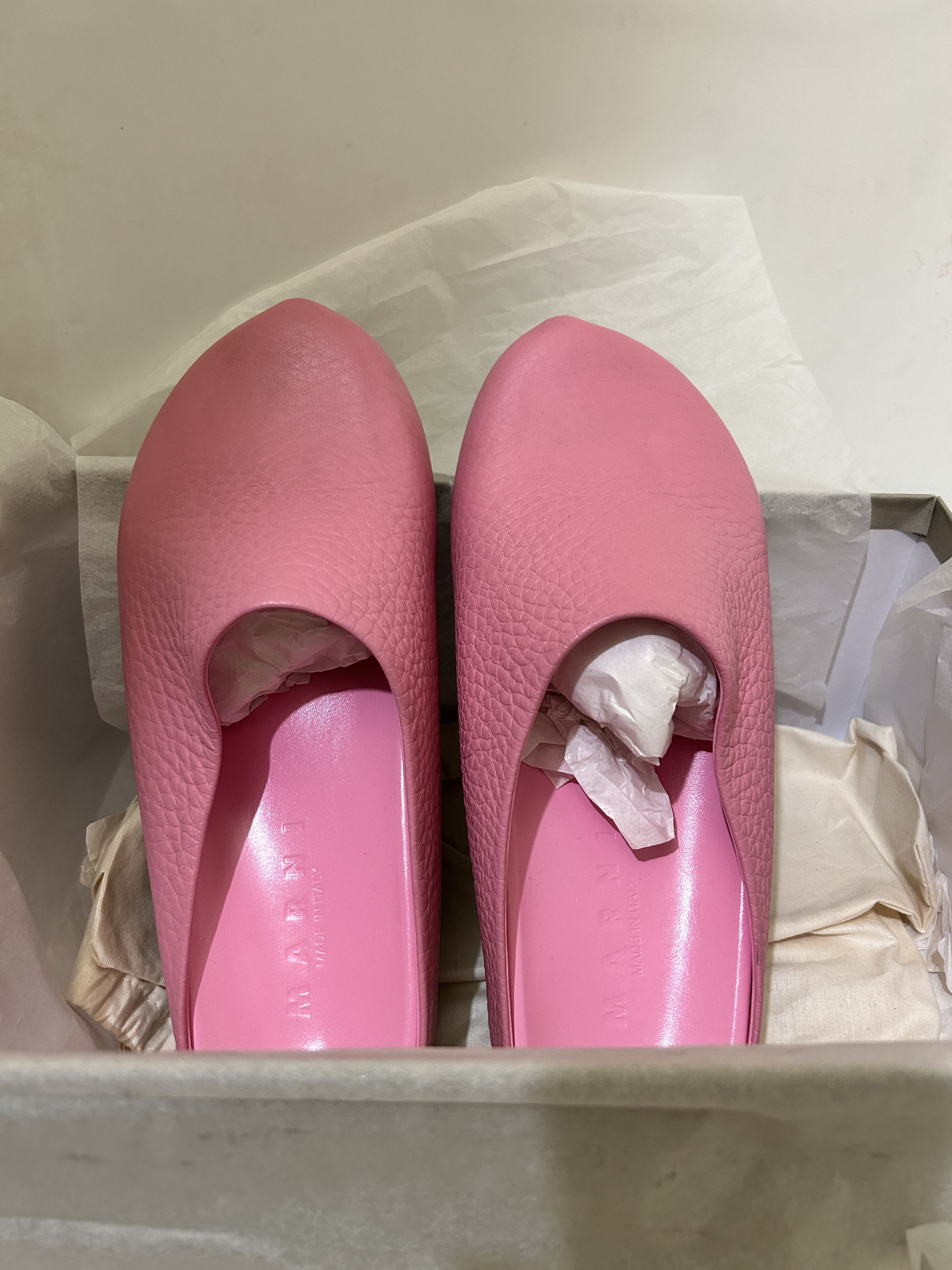 【MARNI】 ファスベット サボミュール ピンク 【マルニ】 Marni Marni Pink fussbett Sabot mule slides | Grailed