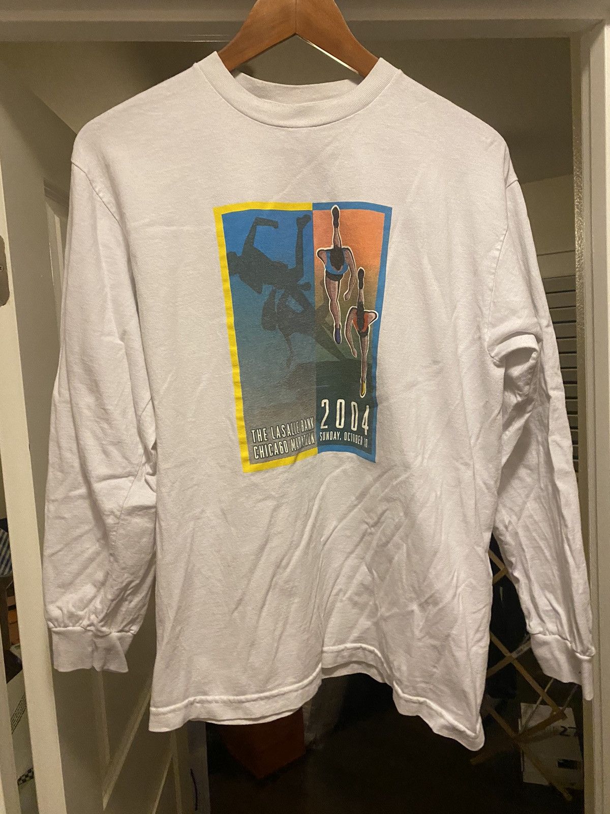 New Balance × Vintage Vintage New Balance Chicago Marathon Shirt Size Medium Size US M / EU 48-50 / 2 - 3 Thumbnail