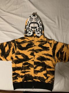 BAPE Niigata city camo Shark full zip hoodie NIGO A Bathing Ape Size S