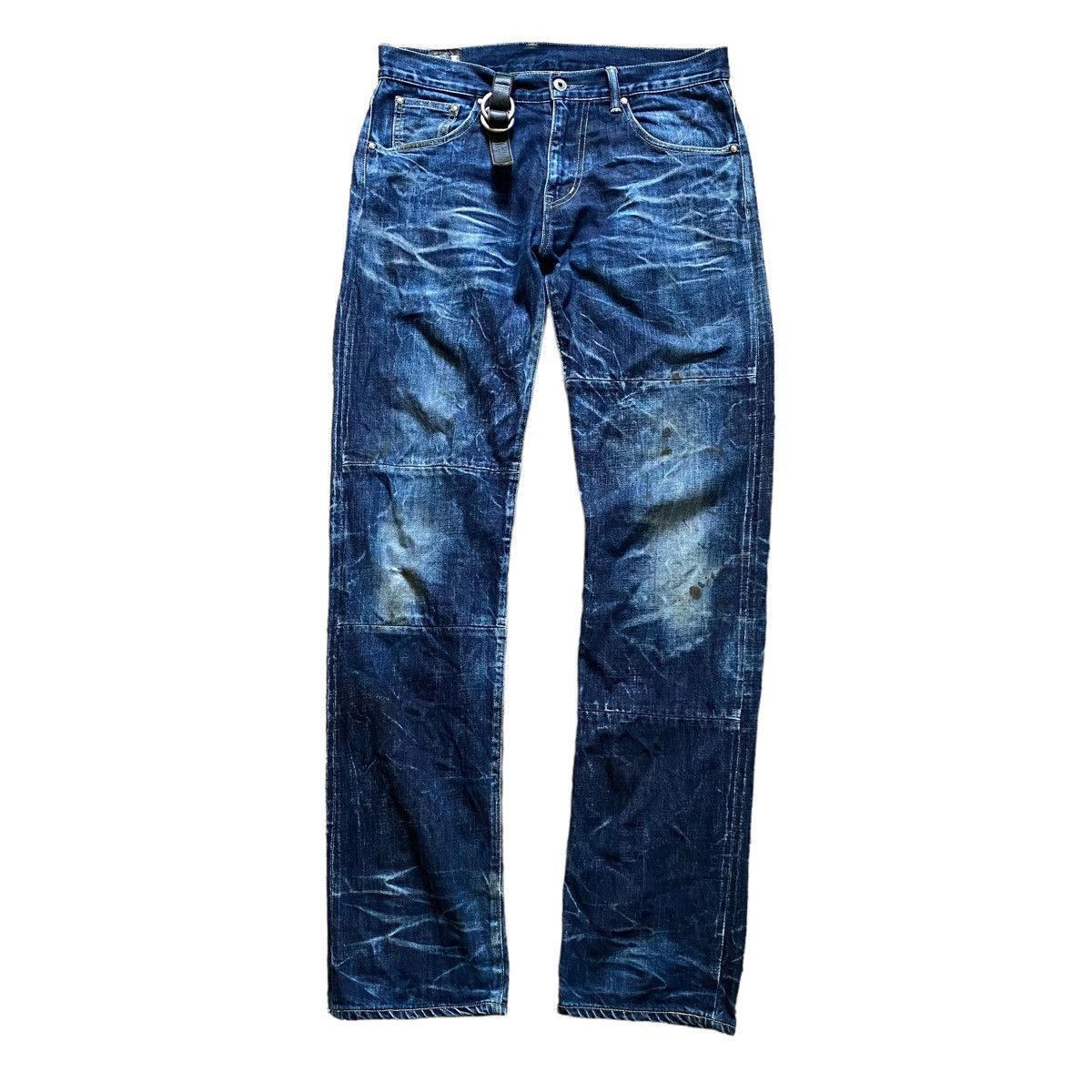 Designer × If Six Was Nine × Japanese Brand WILLIAM WALL DISTRESS DESIGN JEANS Size US 33 - 1 Thumbnail