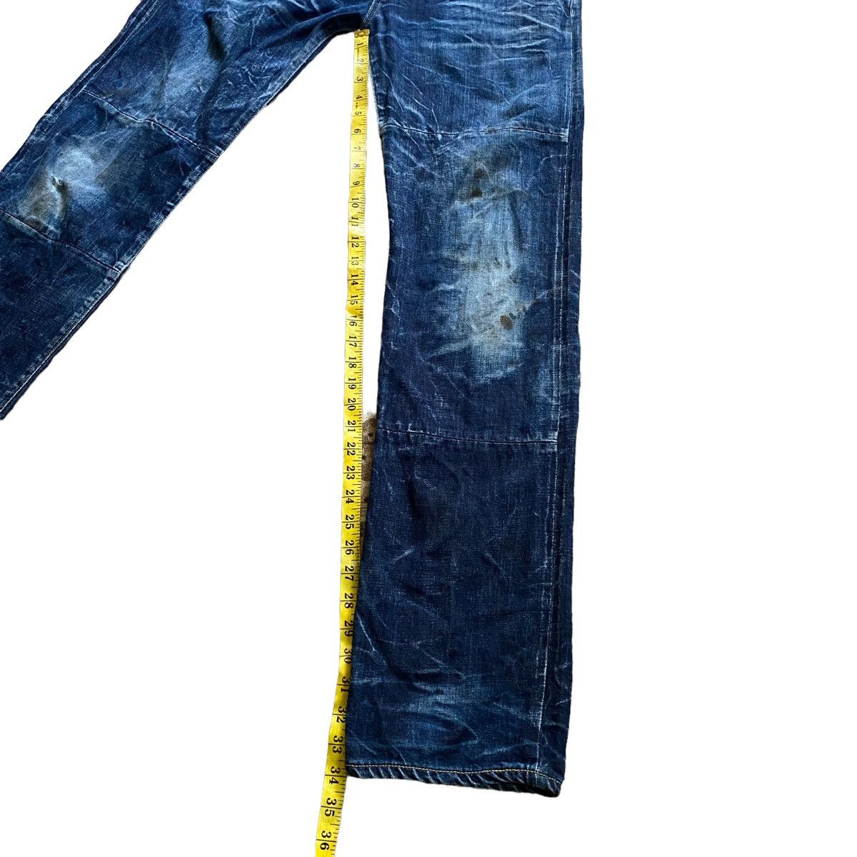 Designer × If Six Was Nine × Japanese Brand WILLIAM WALL DISTRESS DESIGN JEANS Size US 33 - 13 Thumbnail