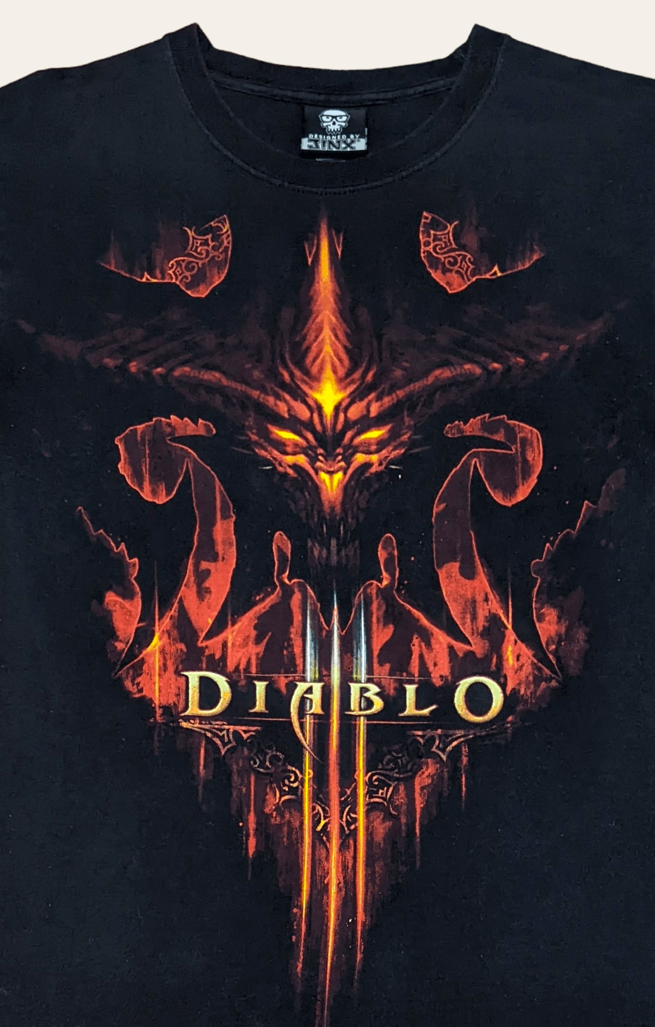 Playstation × The Game × Vintage Vintage Y2k Game Diablo 3 Blizzard Promo T shirt Size US S / EU 44-46 / 1 - 3 Thumbnail