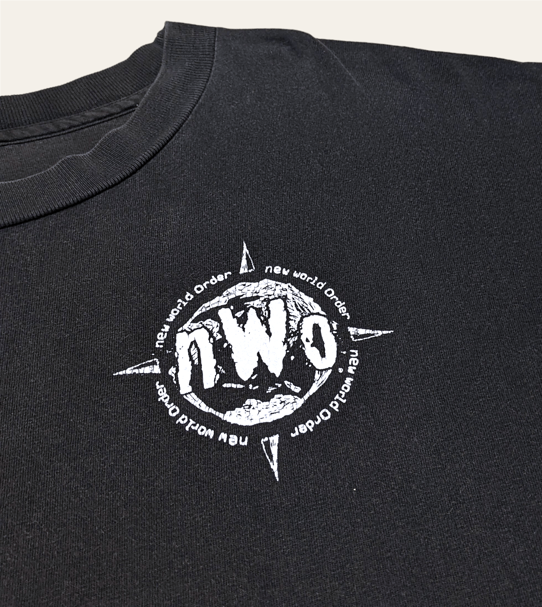 Vintage × WCW/nWo × WWF Vintage 90s WWF NWO Texas Skull T shirt Size US L / EU 52-54 / 3 - 5 Thumbnail