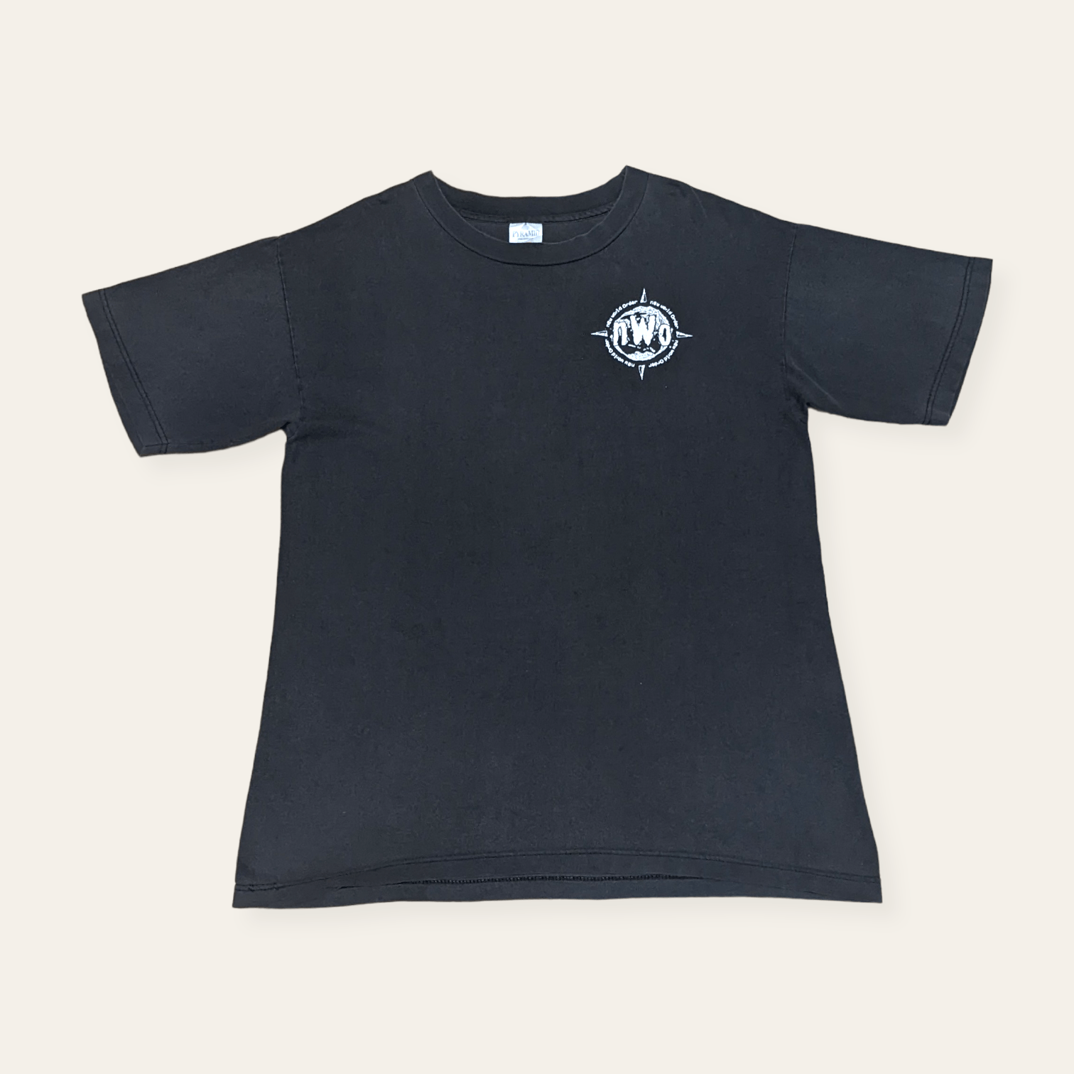 Vintage × WCW/nWo × WWF Vintage 90s WWF NWO Texas Skull T shirt Size US L / EU 52-54 / 3 - 3 Thumbnail