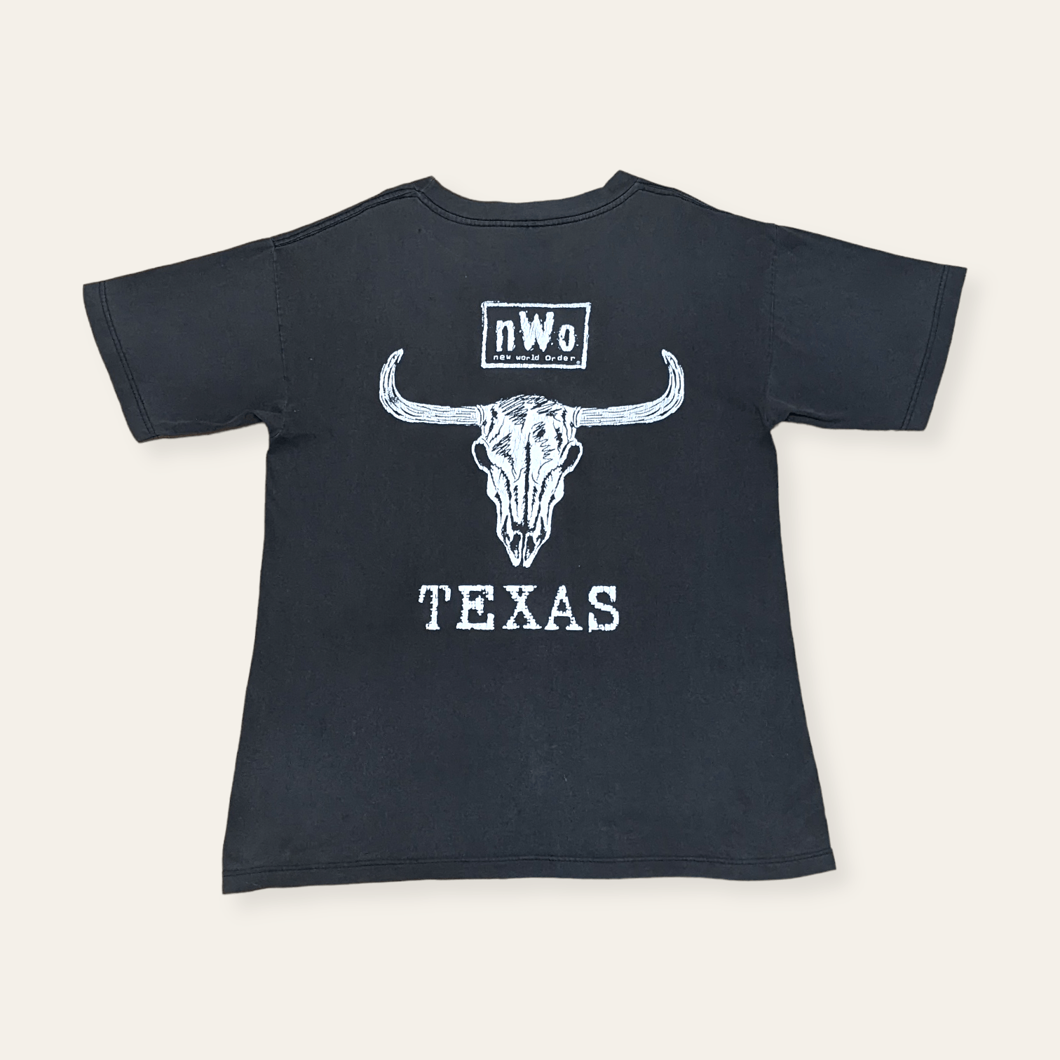 Vintage × WCW/nWo × WWF Vintage 90s WWF NWO Texas Skull T shirt Size US L / EU 52-54 / 3 - 2 Thumbnail