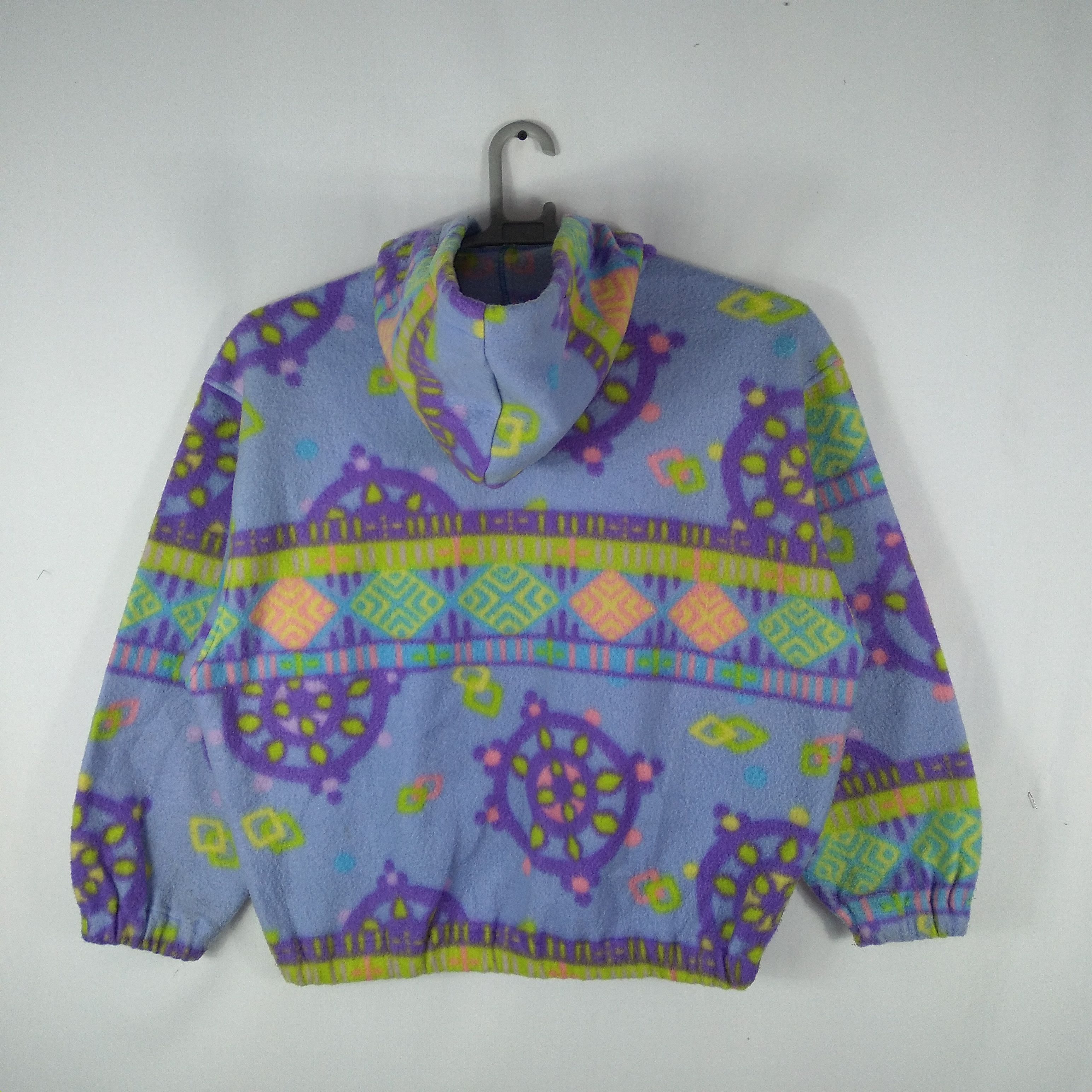 Ellesse × Vintage Vintage Ellese Estivo Native Hoodie Zipper Fleece Jacket Size US M / EU 48-50 / 2 - 4 Thumbnail
