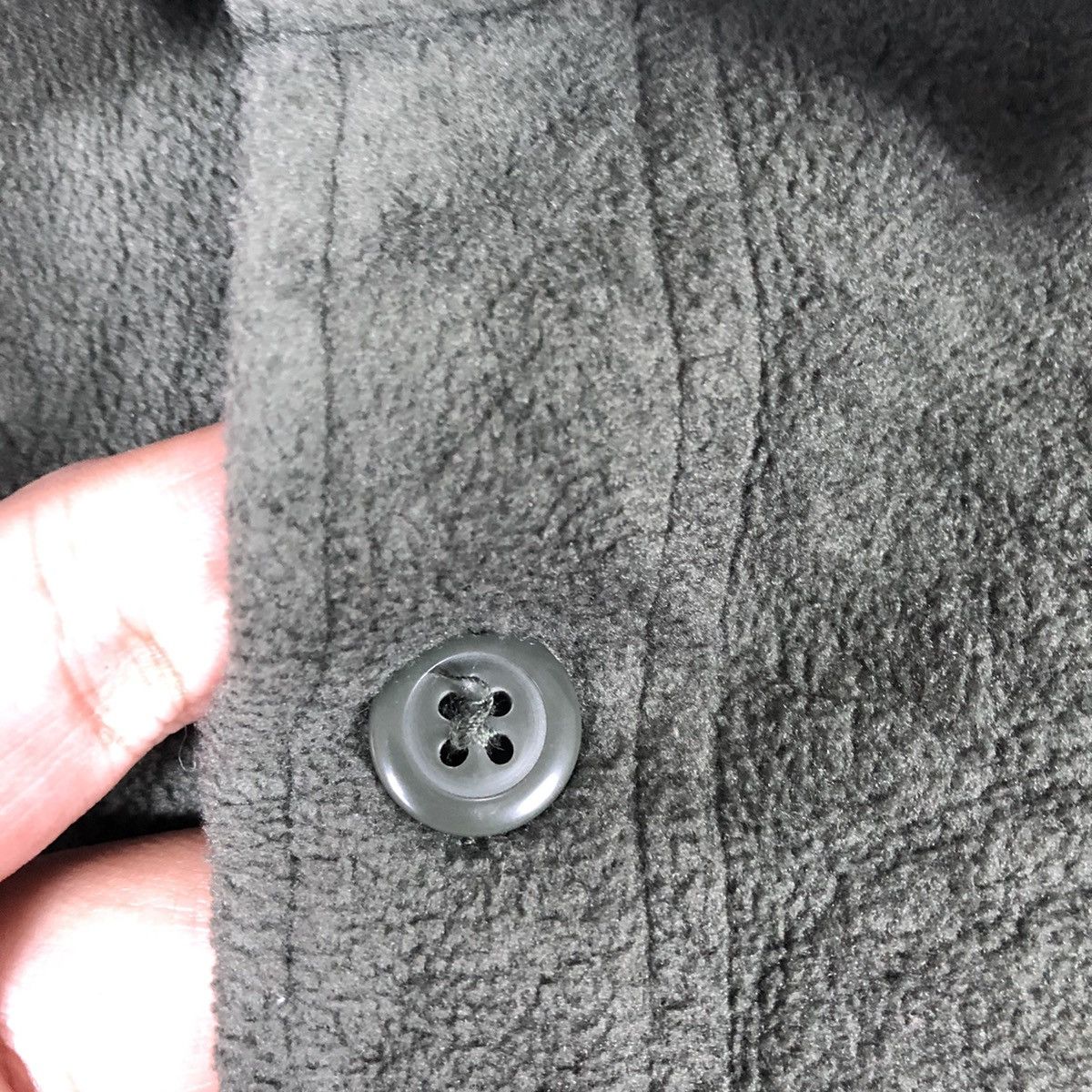 Japanese Brand × Uniqlo Rare Uniqlo Military Colour Double Pocket Fleece Jacket Size US M / EU 48-50 / 2 - 9 Thumbnail