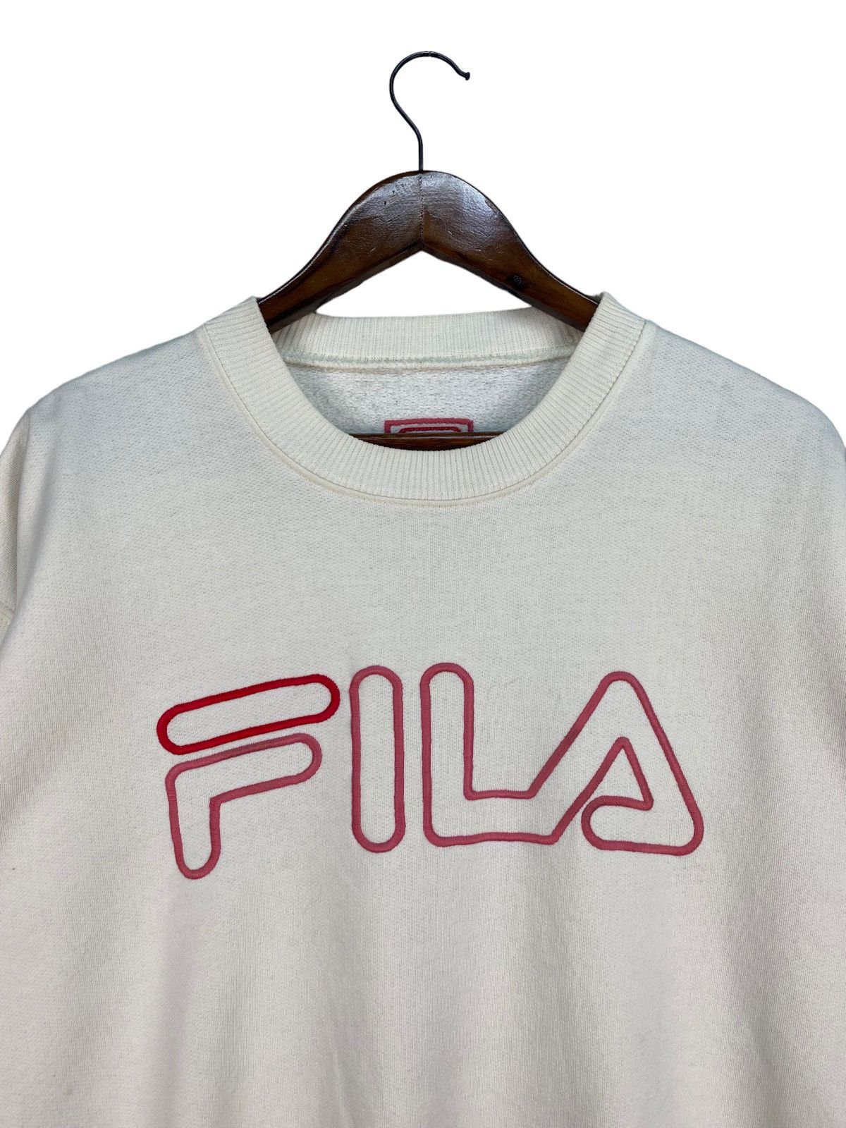 Fila Vintage Fila Spellout Sweatshirt Size US L / EU 52-54 / 3 - 2 Thumbnail