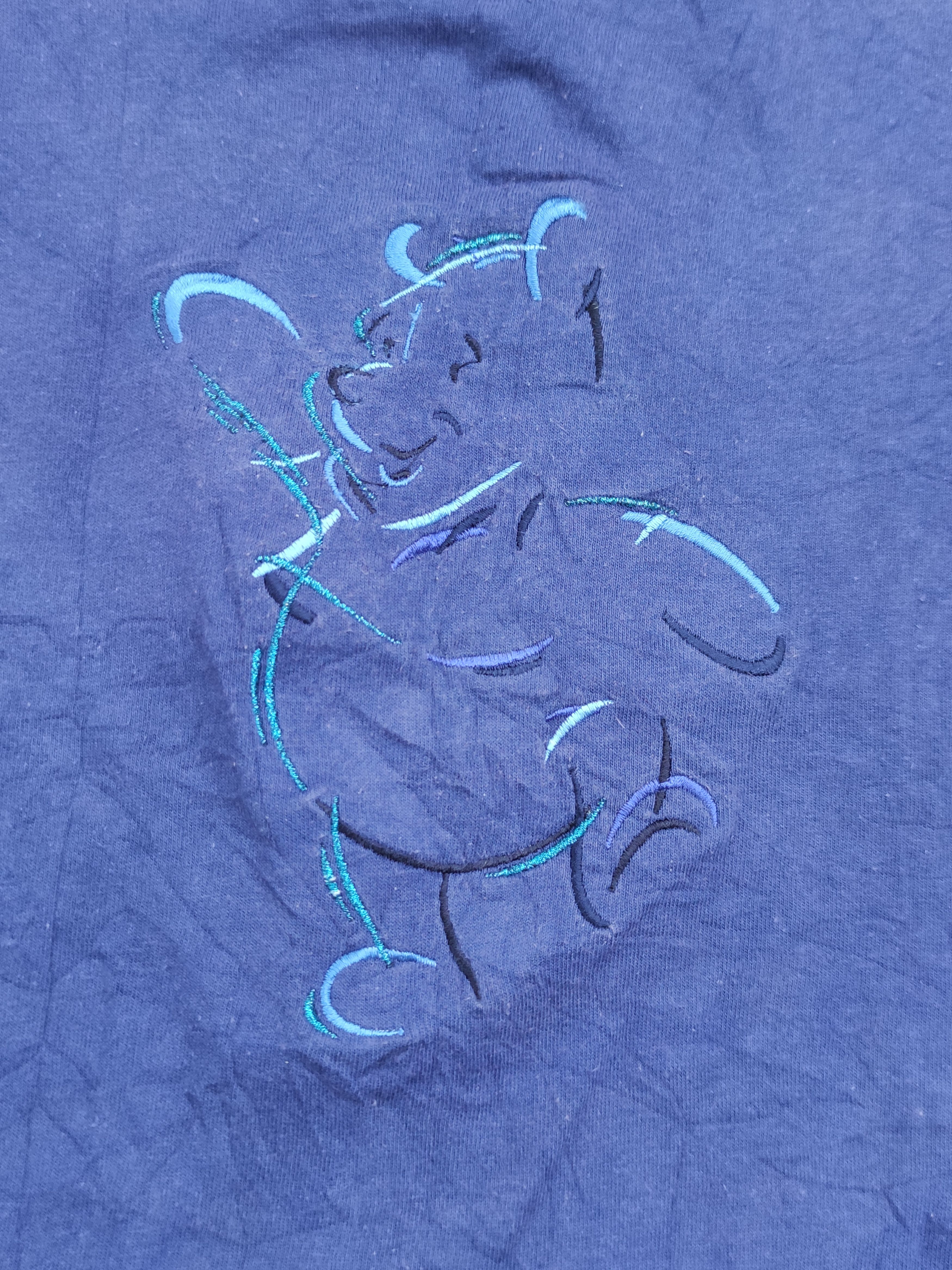 Disney × Vintage 90's Winnie The Pooh Single Stitch Embroidered shirt Size US S / EU 44-46 / 1 - 2 Thumbnail
