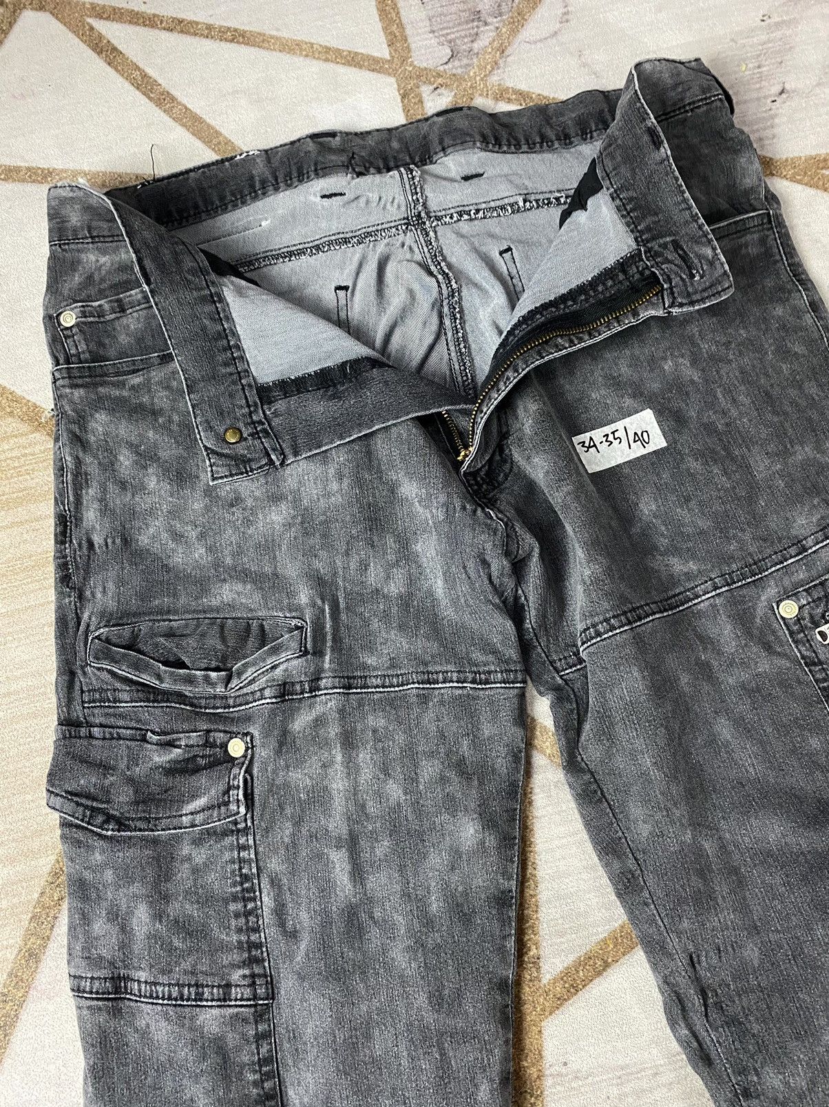 🔥HOT🔥Vintage ZDragon Acid Wash Tactical Cargo Pant rare