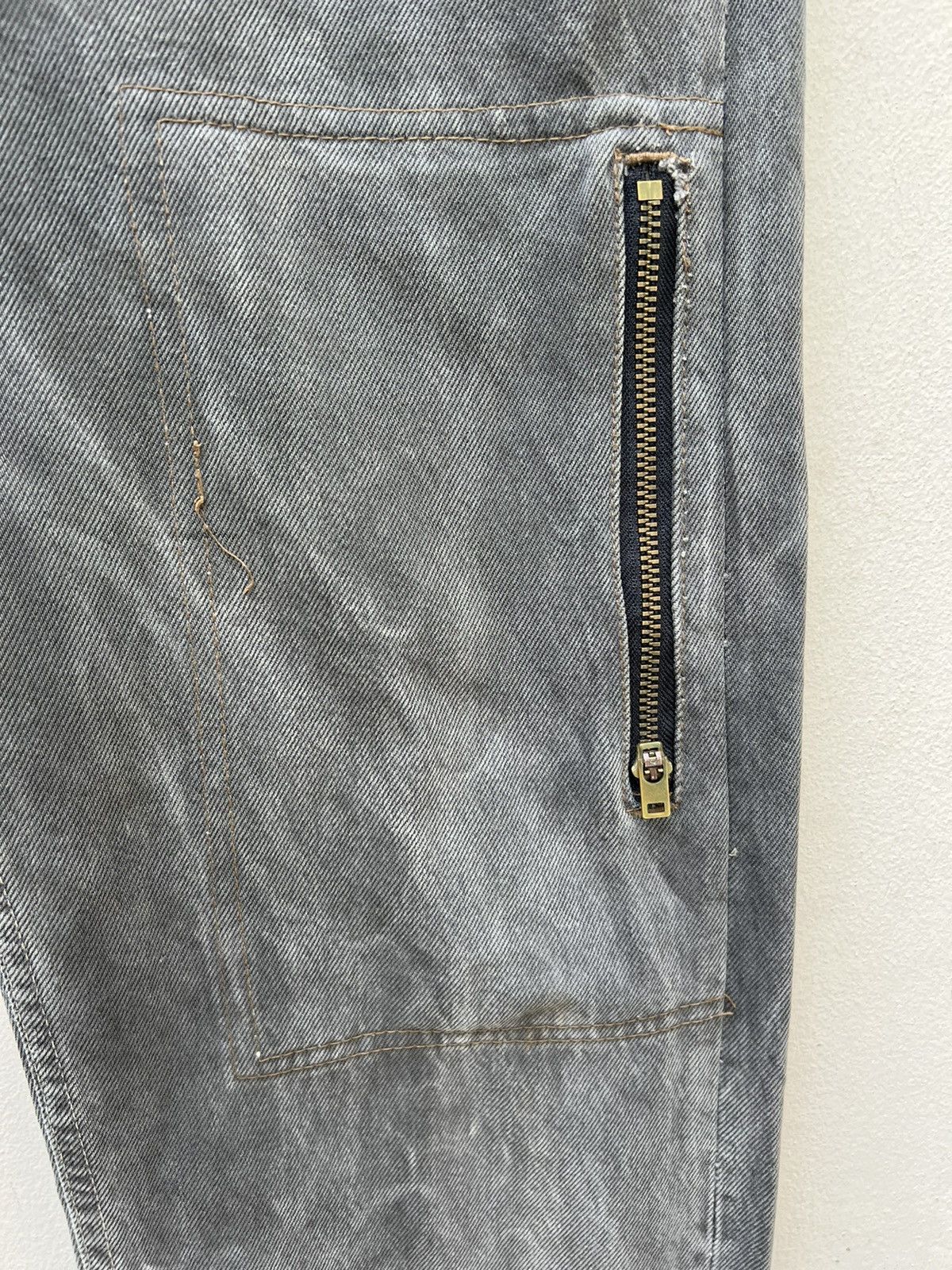 Levi's Vintage 90s Levi’s 501 Sun Fade Black Denim Re-Work Jeans Size US 32 / EU 48 - 7 Thumbnail