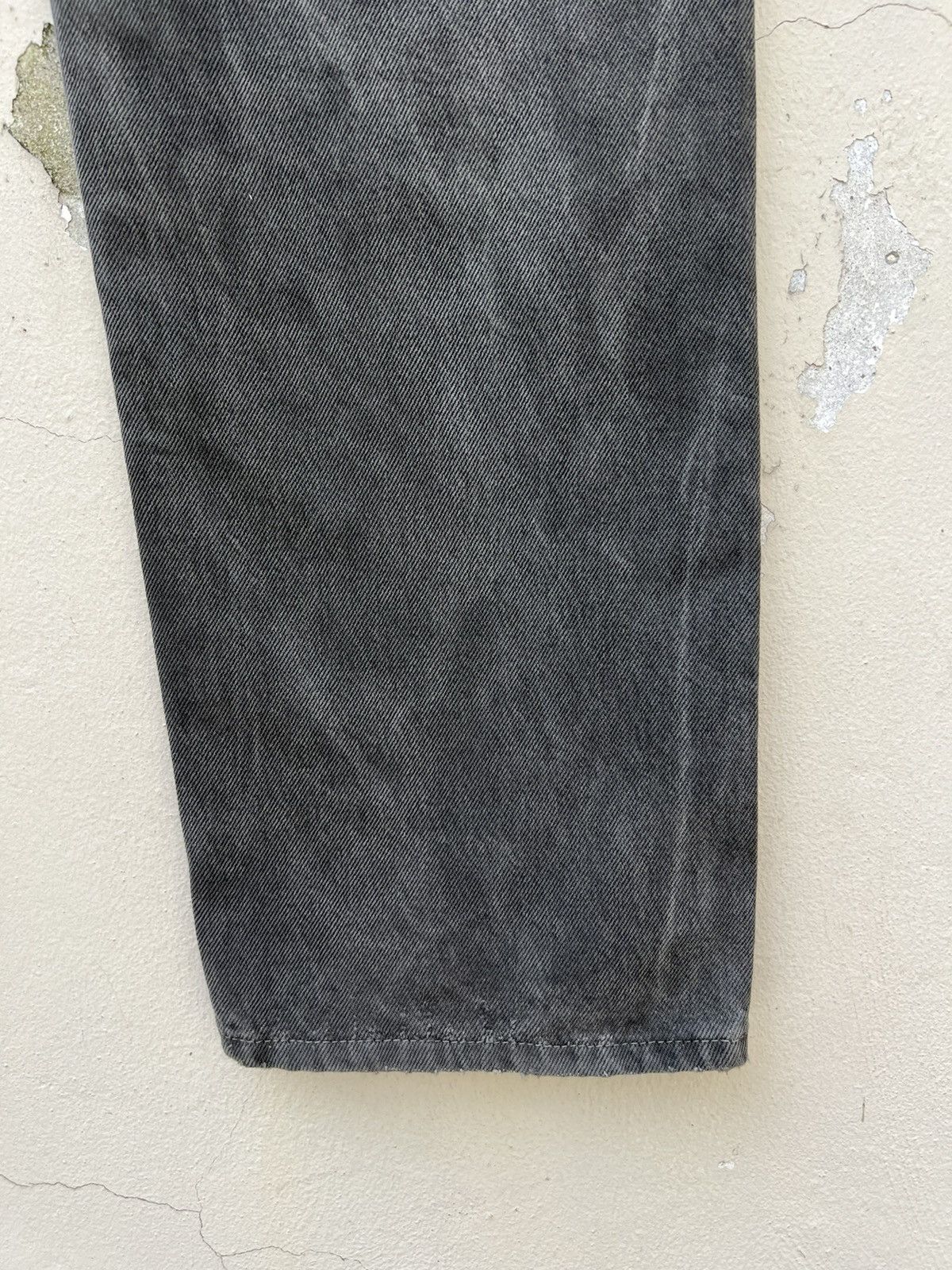 Levi's Vintage 90s Levi’s 501 Sun Fade Black Denim Re-Work Jeans Size US 32 / EU 48 - 17 Thumbnail