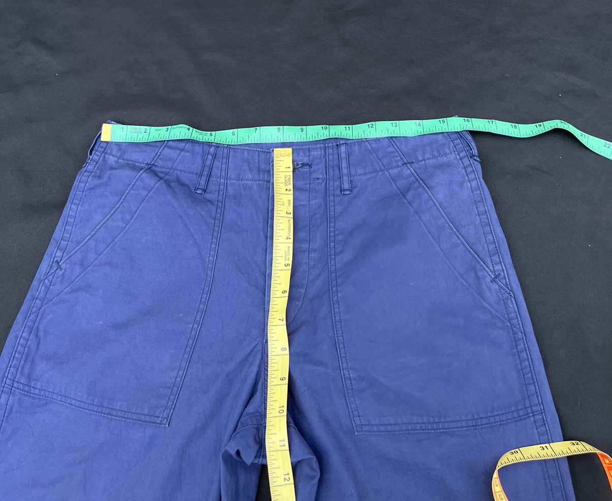 Danton Danton French Indigo Fatigue Work Trouser Pant Size US 30 / EU 46 - 18 Thumbnail