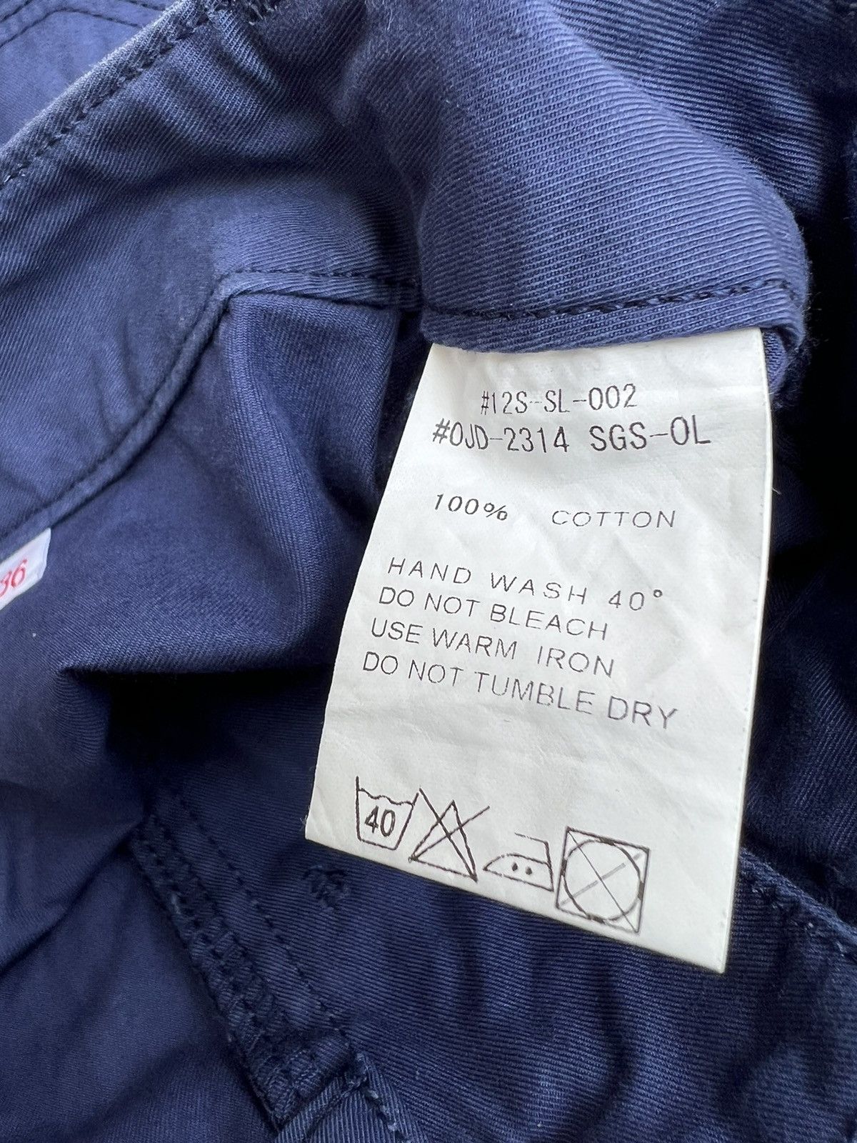 Danton Danton French Indigo Fatigue Work Trouser Pant Size US 30 / EU 46 - 15 Thumbnail